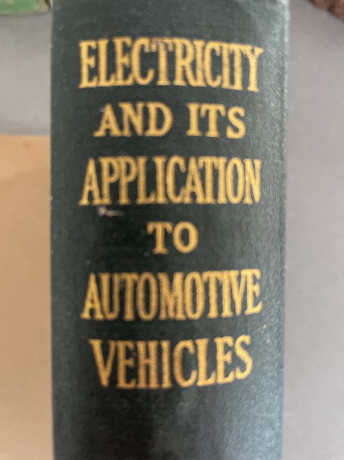 1923 Electricity and its Application to Automotive Vehicles Paul Stone Rare HB
