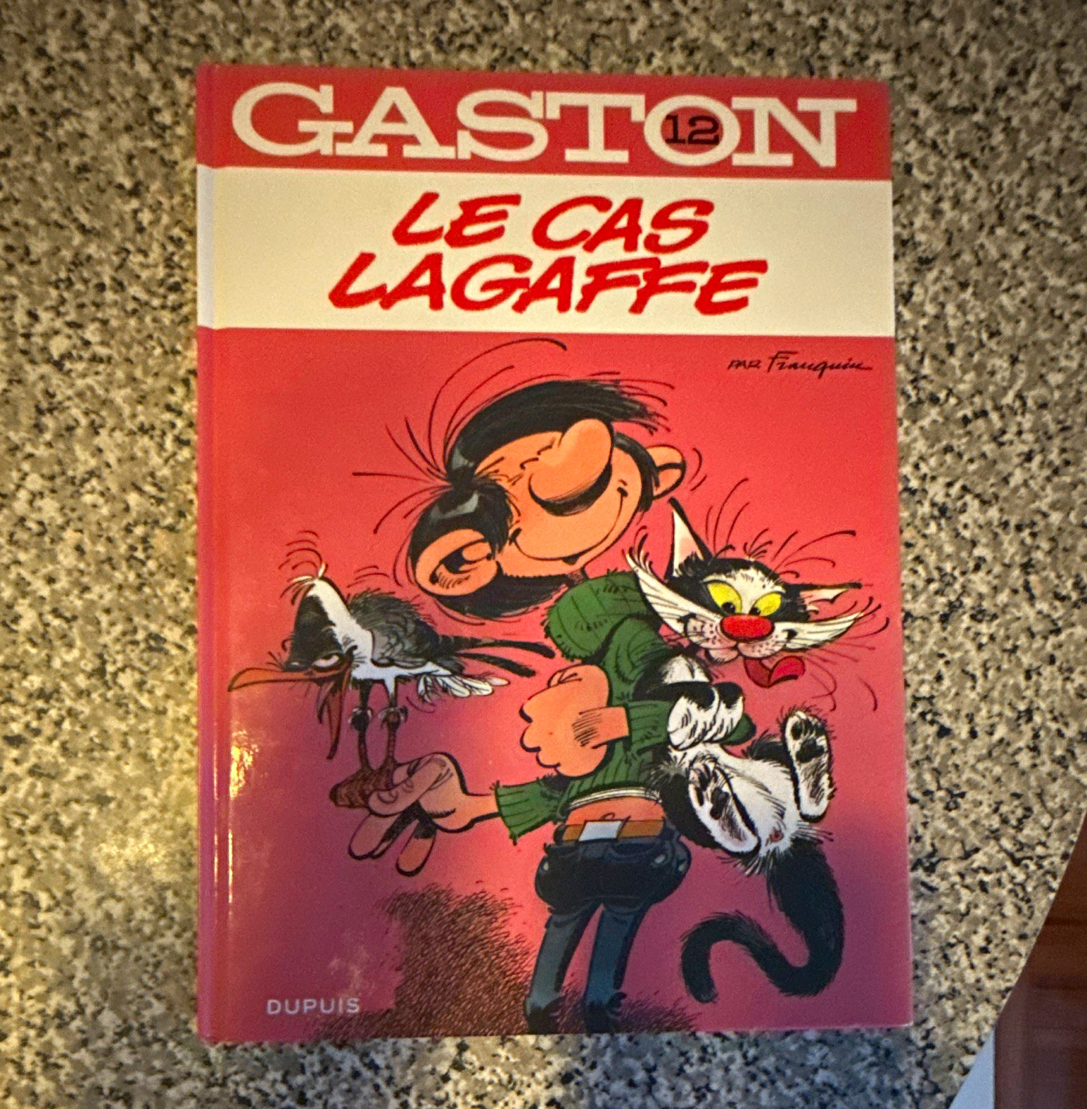 Gaston #12 Le Cas Lagaffe by Franquin (Dupuis) Comic Book/Graphic Novel