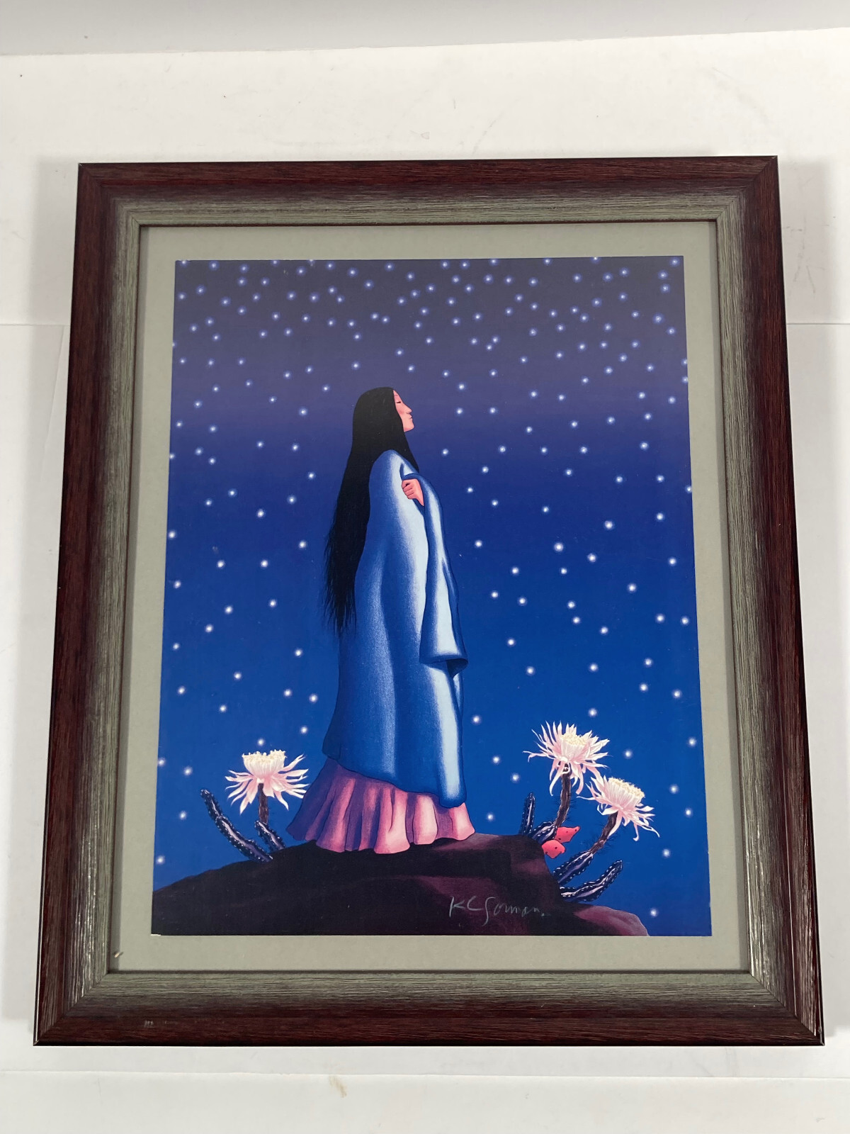 VTG R.C. Rudolph Carl Gorman Signed Lithograph Print