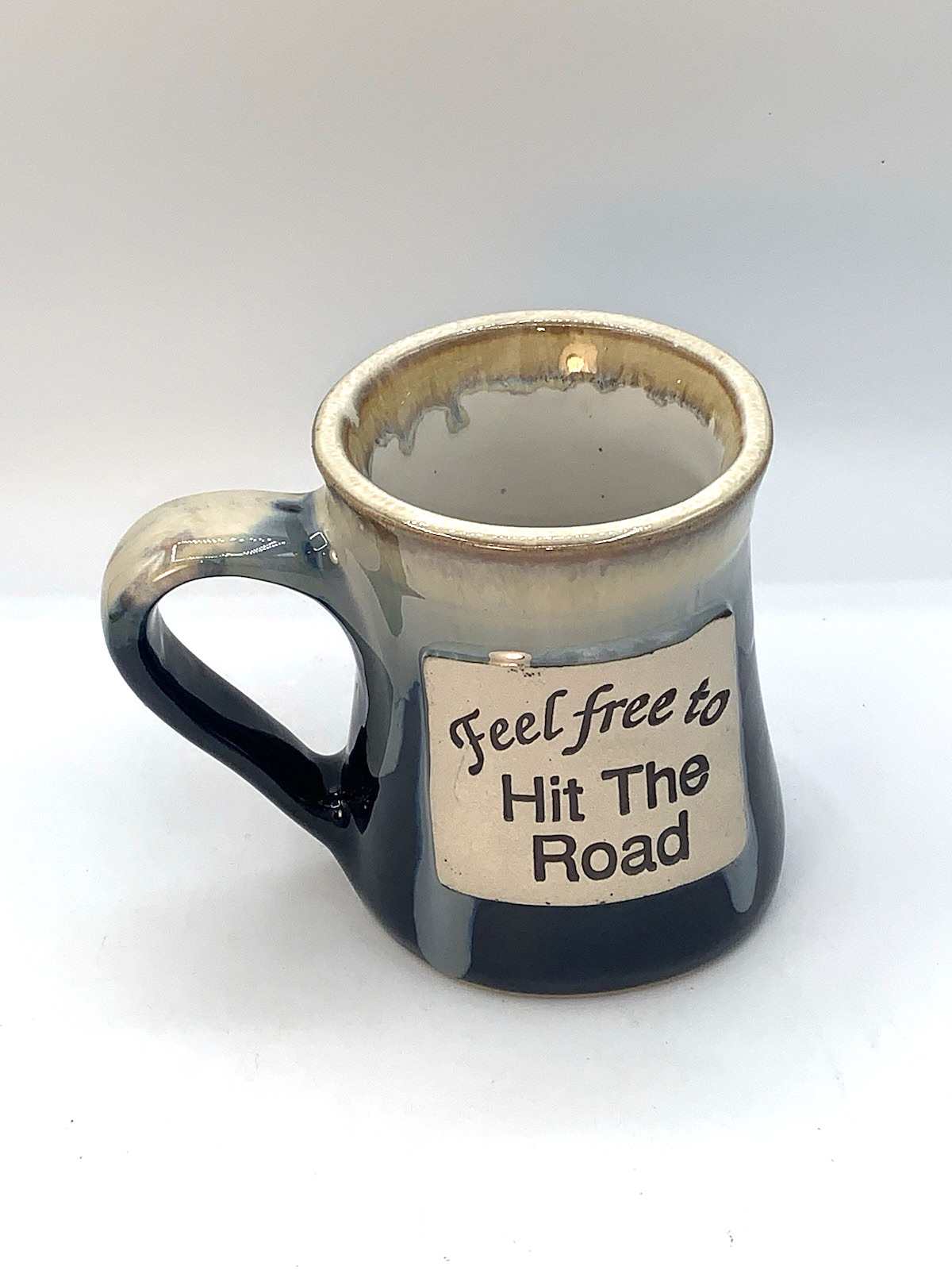 Tumbleweed Pottery Studio Art Pottery Coffee Mug Cup Feel Free To Hit The Road Tumbleweed Pottery Studio Art Pottery Coffee Mug Cup Feel Free To Hit The Road