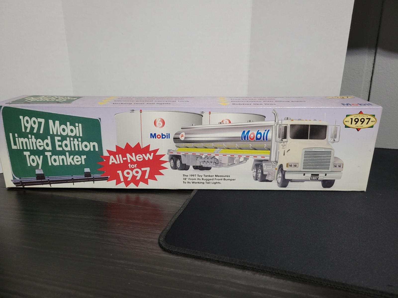 Mobil 1997 Limited Edition Collectors Series Number 5 Toy Tanker 1/43 Scale