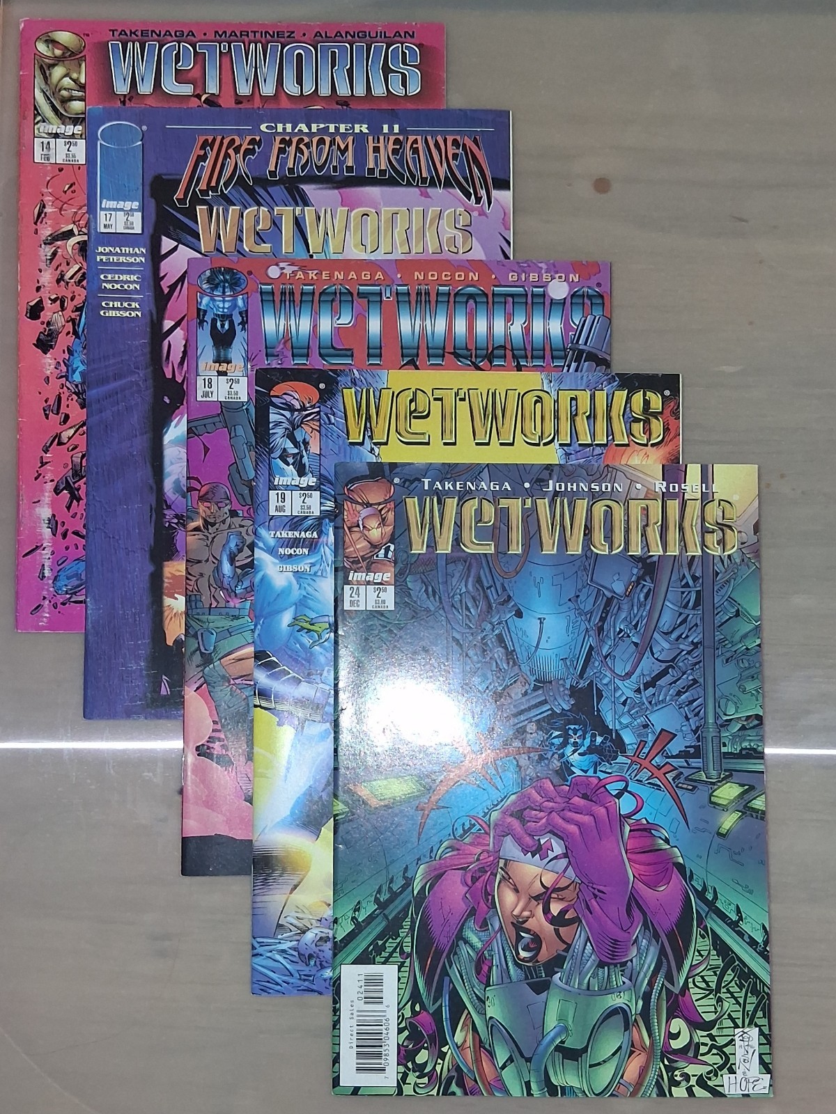 WETWORKS Comic Lot 5 Issues: 14, 17, 18, 19, 24 (Image Comics)