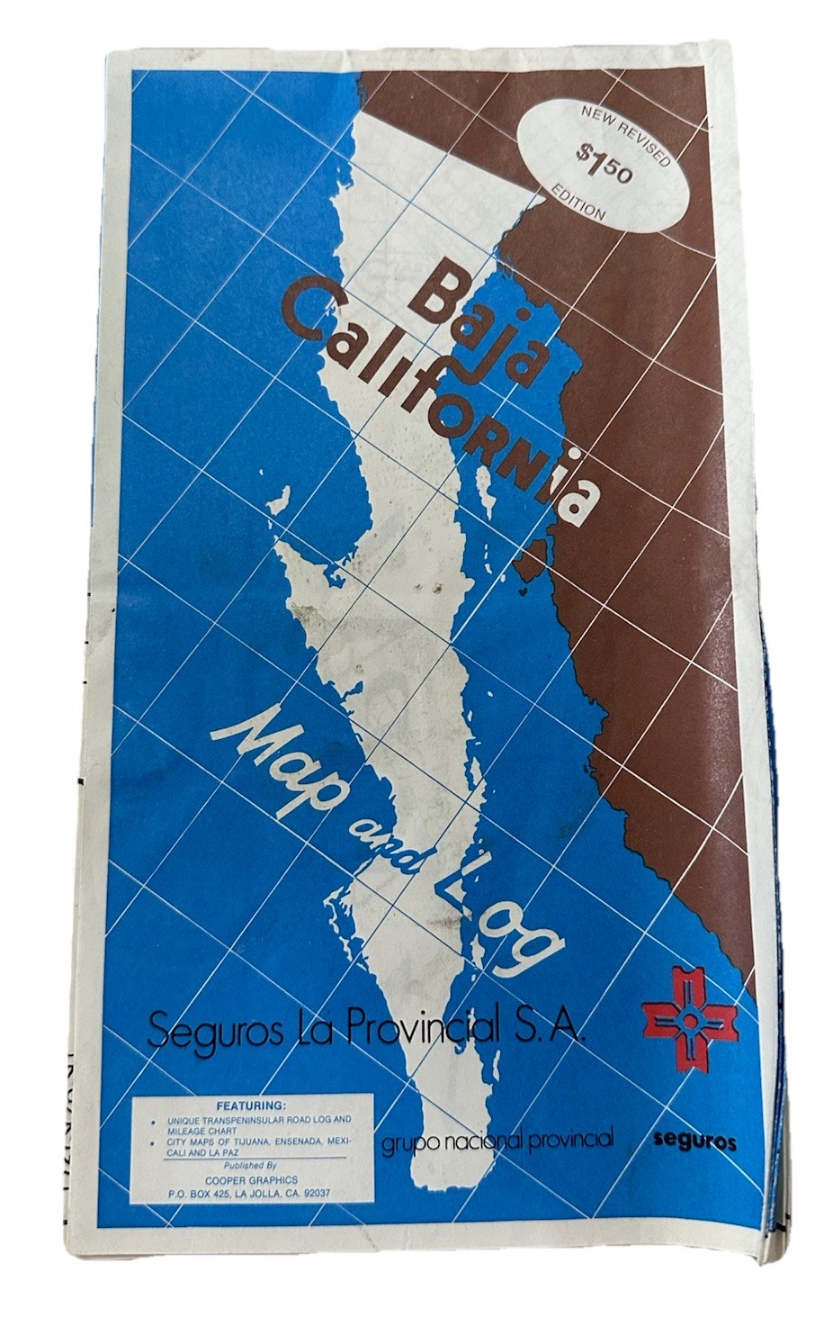 Baja California Seguros Vintage Map And Log Revised 1974 Cooper Grapics Baja California Seguros Vintage Map And Log Revised 1974 Cooper Grapics