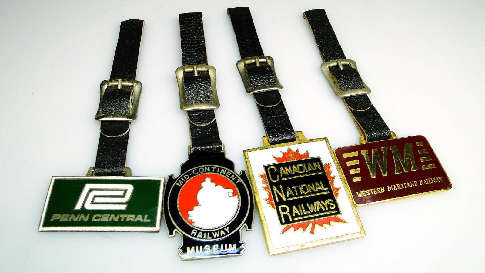 Vintage Railroad Fobs Western Maryland Penn Central Canadian Fob Lot Vintage Railroad Fobs Western Maryland Penn Central Canadian Fob Lot