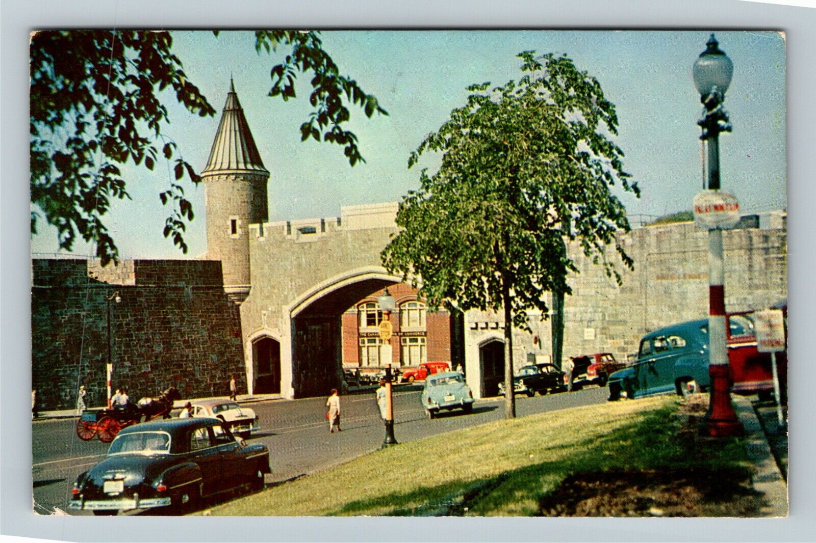 Quebec Canada, Porte St-Jean, c1964 Vintage Postcard