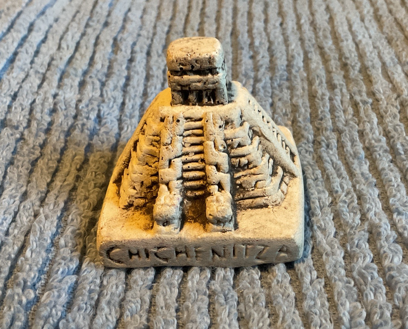 Chichen Itza Cancun Mexico Mayan Ruins Foot shaped Souvenir