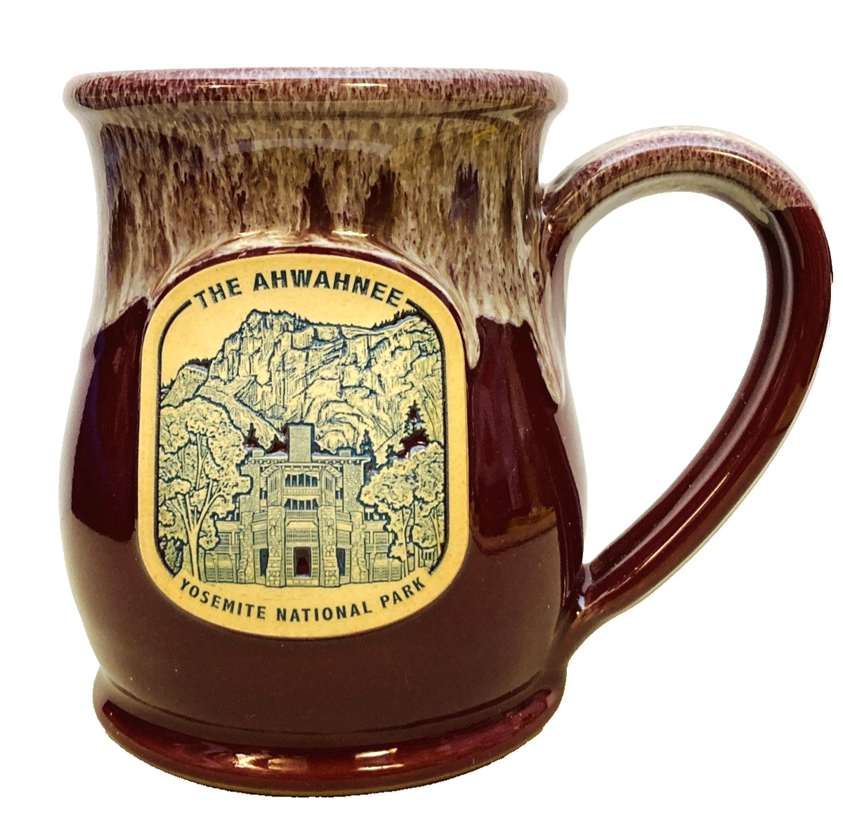 Deneen Art Pottery Coffee Mug Hand Thrown Ahwahnee Yosemite National Park 4.5