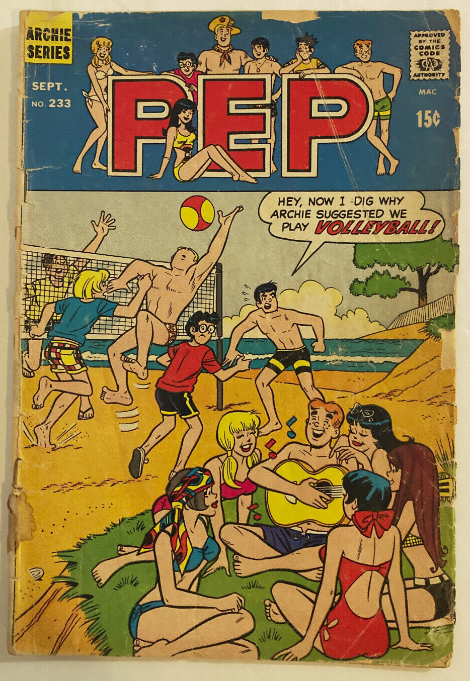 Pep Comics #233 Archie 1968