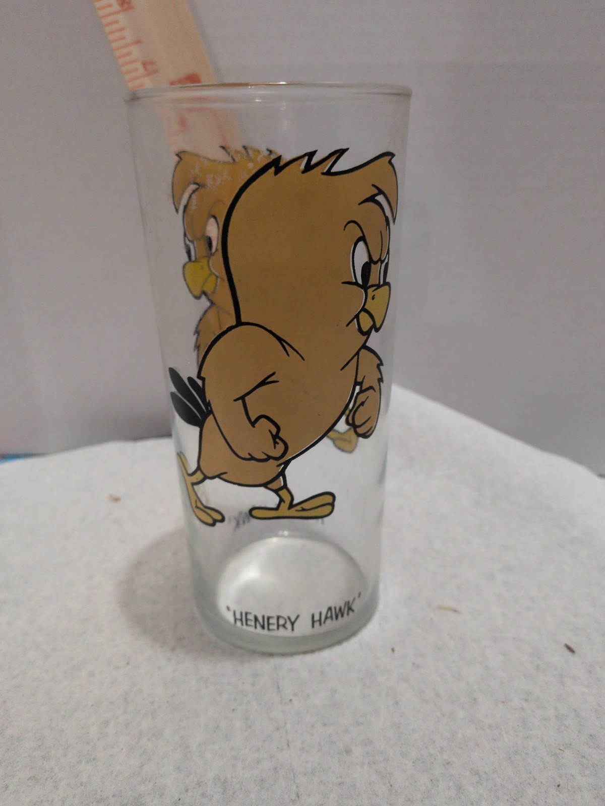 *RARE* Vintage 1973 “Henry Hawk” Pepsi Collector Series Glass Cup *RARE* Vintage 1973 “Henry Hawk” Pepsi Collector Series Glass Cup
