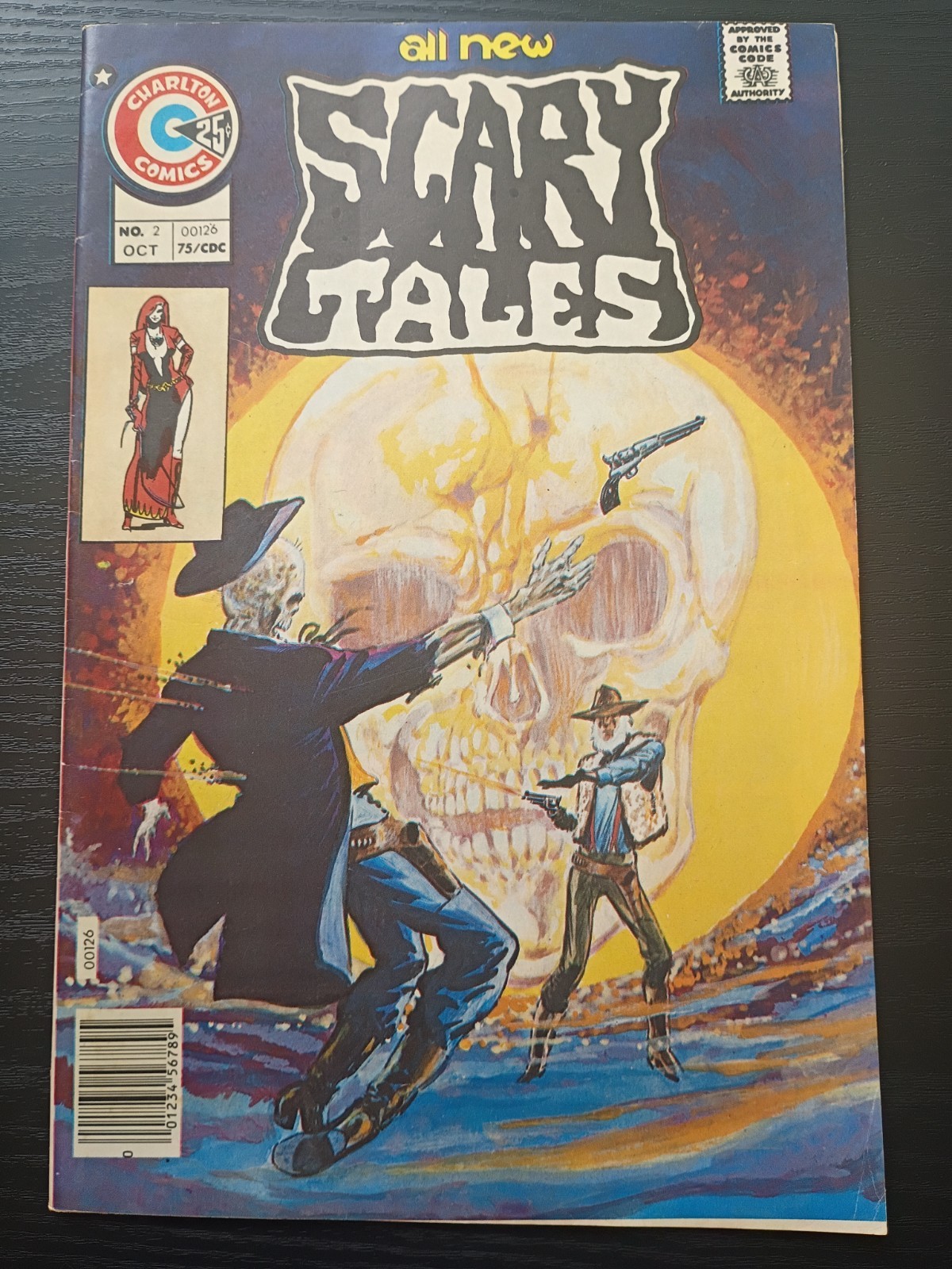 Scary Tales #2 1975 Charlton ~ Classic Tom Sutton Cover ~ Very Nice Copy Scary Tales #2 1975 Charlton ~ Classic Tom Sutton Cover ~ Very Nice Copy