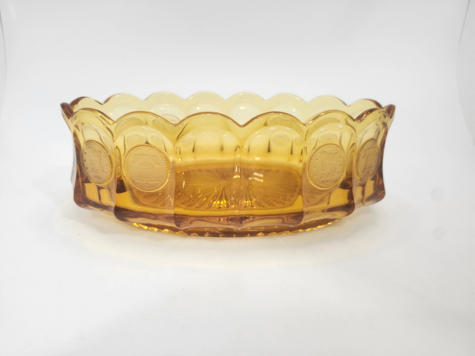 Vintage Fostoria Amber Glass 