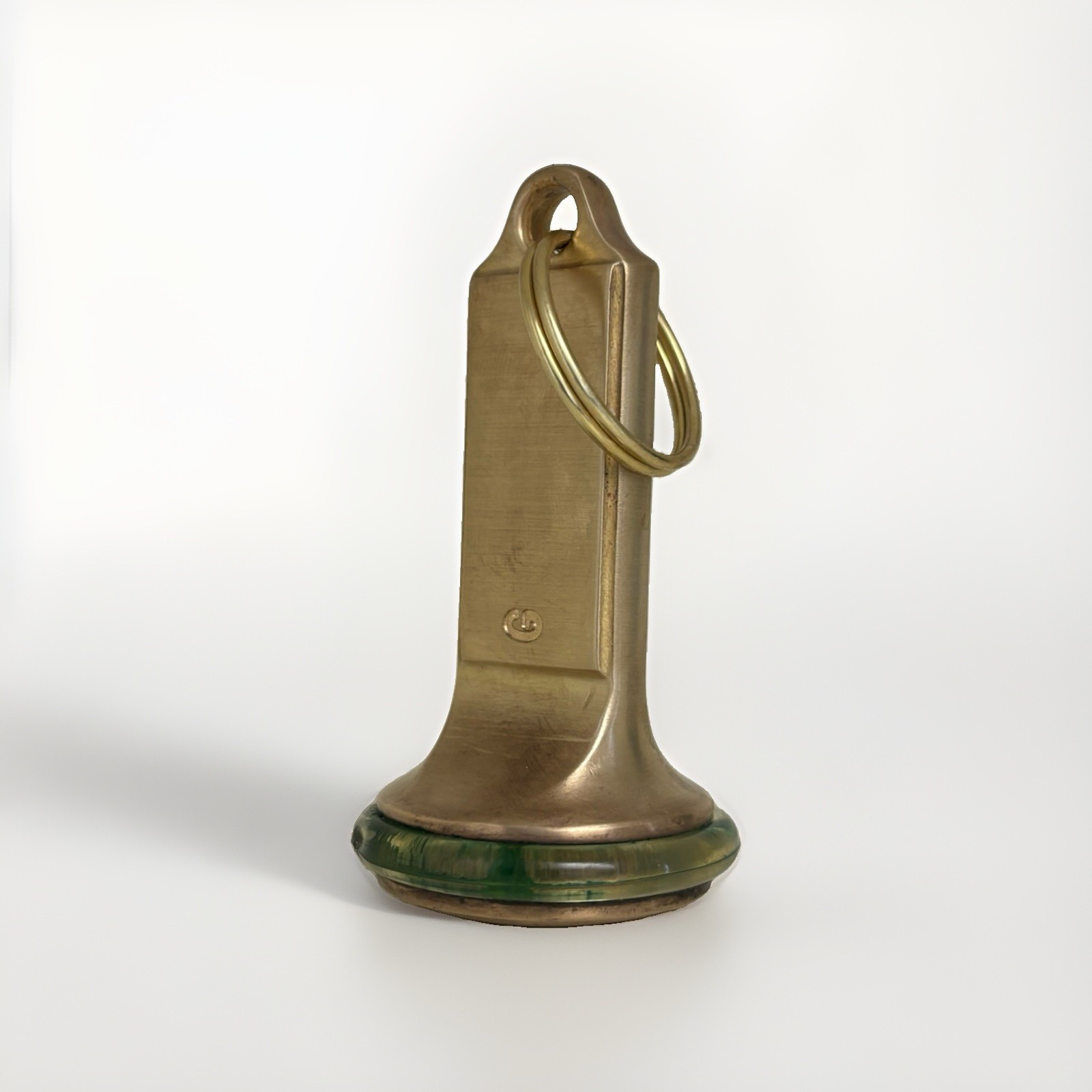Art Deco Hotel Big Knob Key Fob for Unknown Hotel
