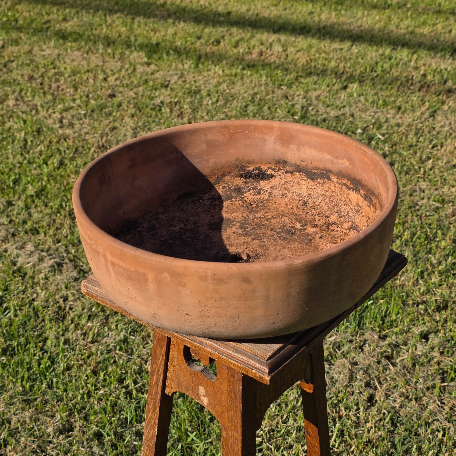 Vintage PMDI Terracotta Bowl Planter Pottery Mfg Mexico Succulent Bonsai 14\