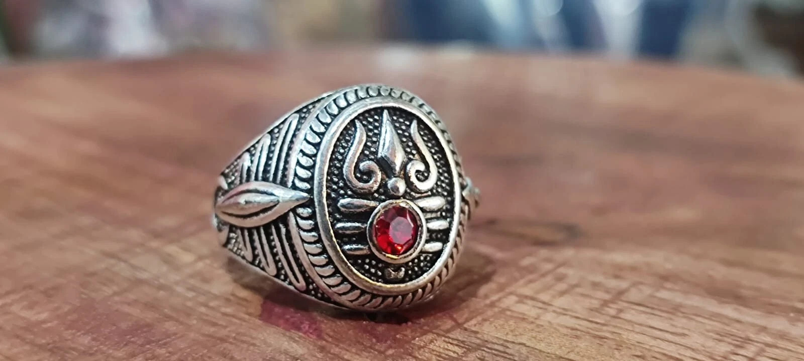 Om Bhairava Tantra Ring occult power Mass wealth prosperity Blessed