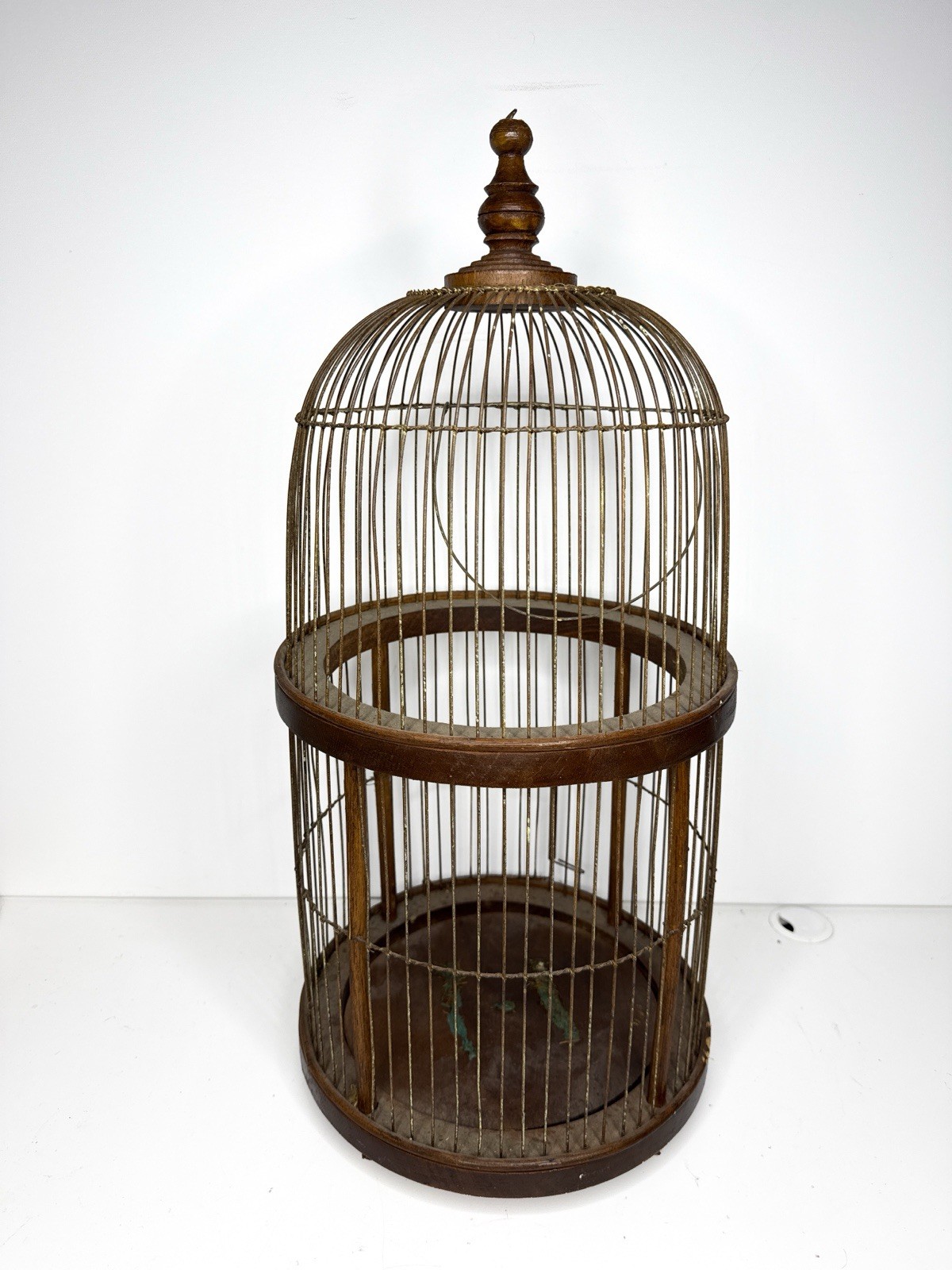 Antique Bird Cage Wooden Birdcage Large Wood Bird Cage Birdcage Primitive Wire