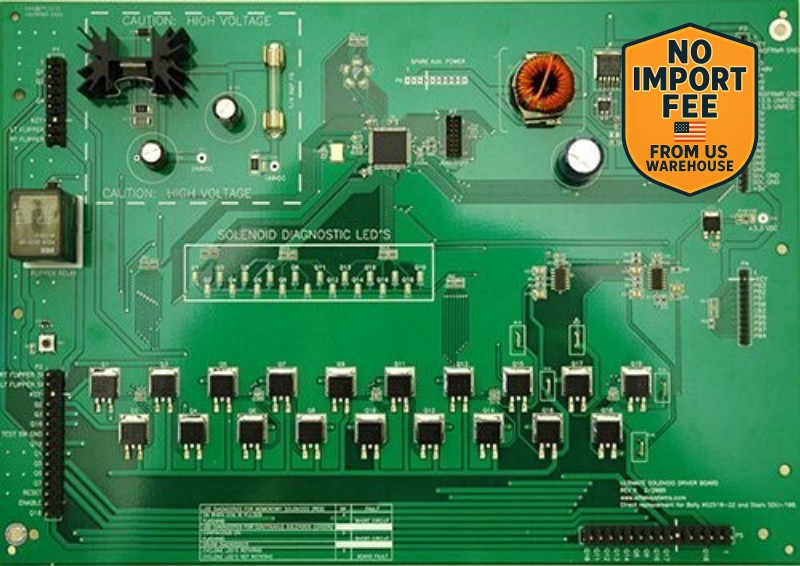 Alltek BALLY, STERN, AND OTHER MANUFACTURERS Ultimate Solenoid Driver Board-NEW