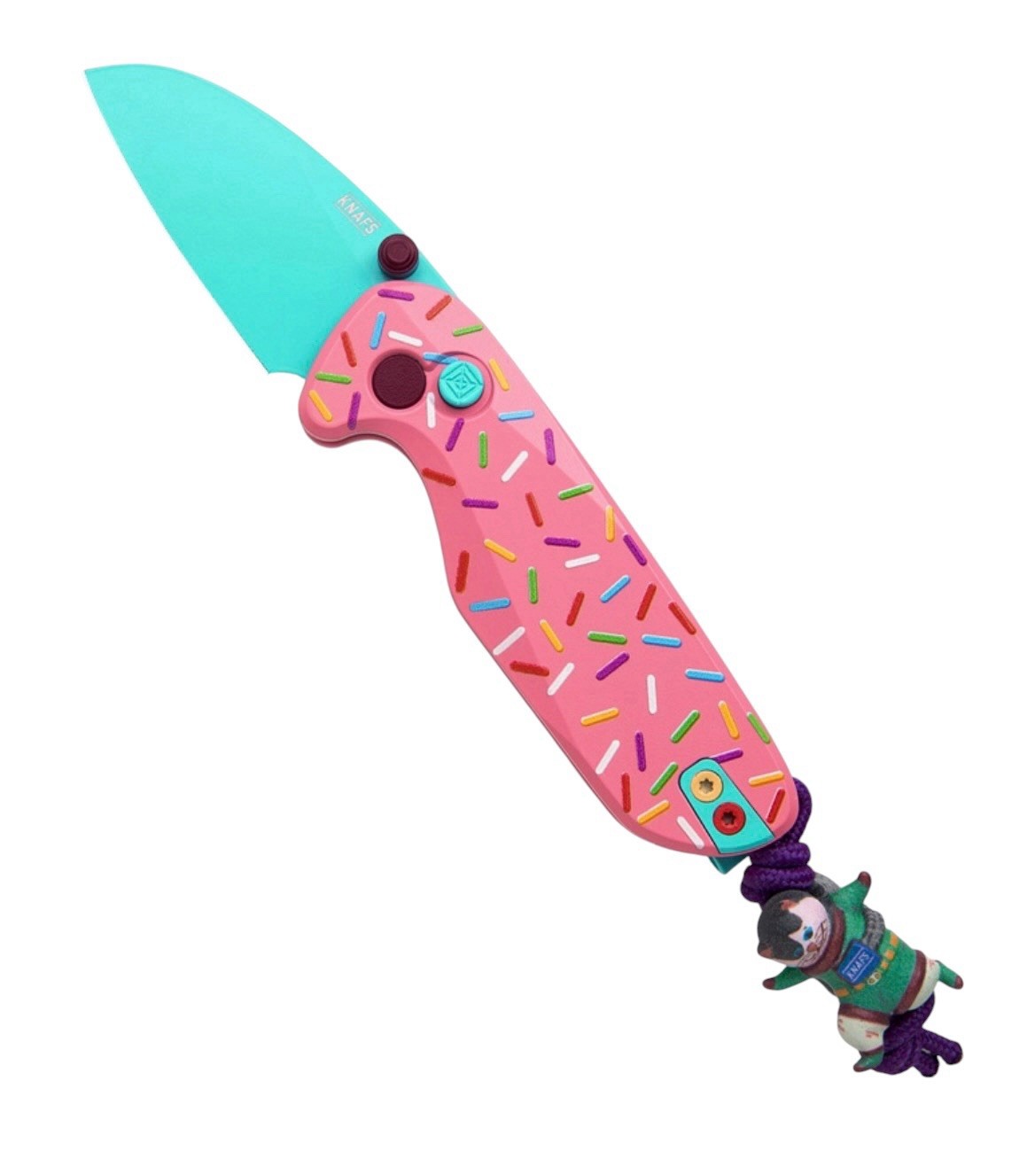 Knafs x Blade HQ Dessert Warrior O.C.T. - Pink Sprinkle Alum - Blue 14C28N