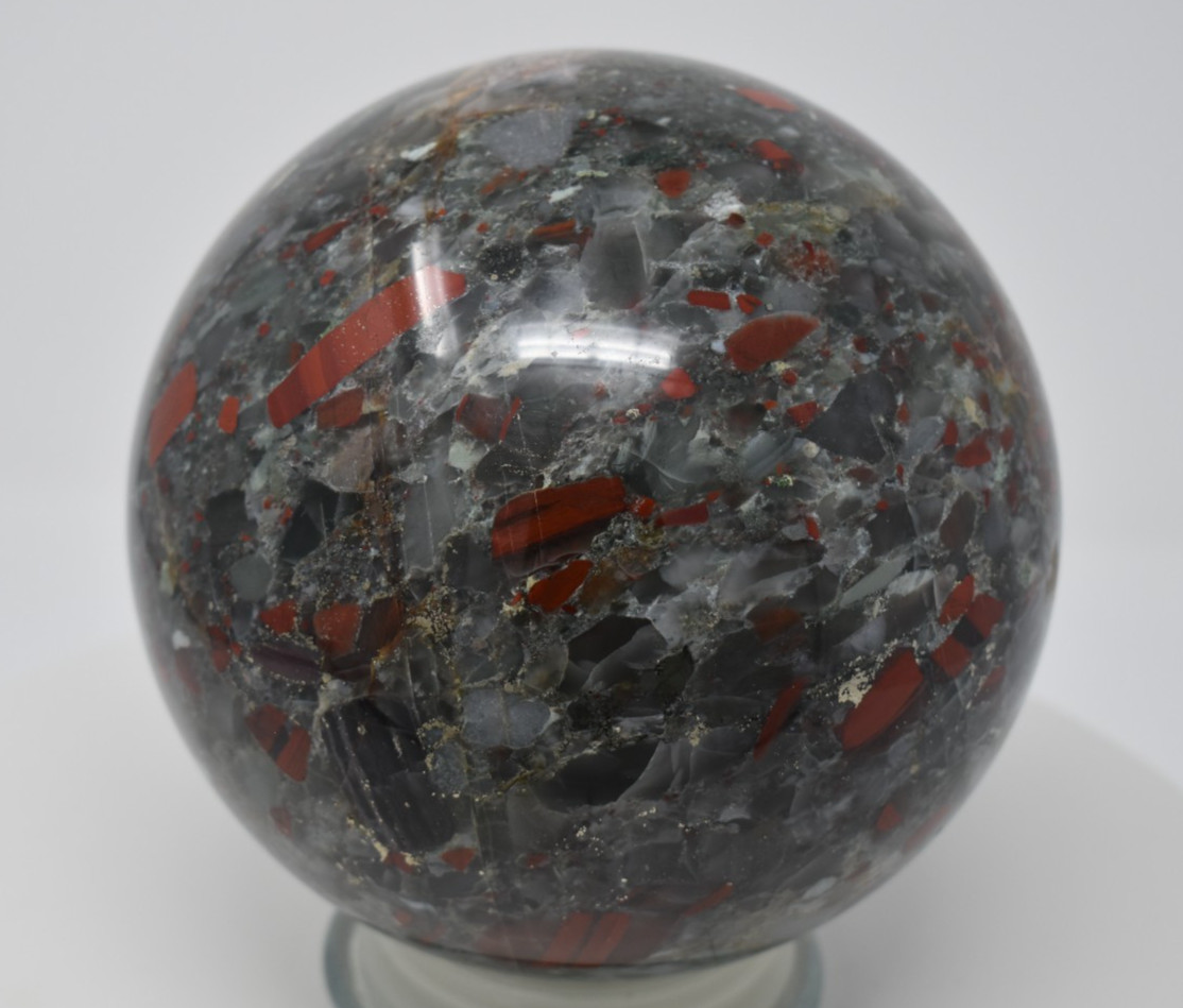 Large Agate Polished Sphere 5215 grams (11 lb 8.0 oz)