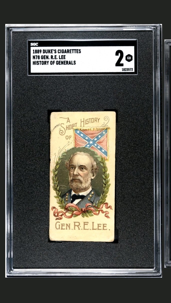 1889 Duke's N78 Robert E Lee SGC 2 Civil War Confederate History Of Generals 1889 Duke's N78 Robert E Lee SGC 2 Civil War Confederate History Of Generals