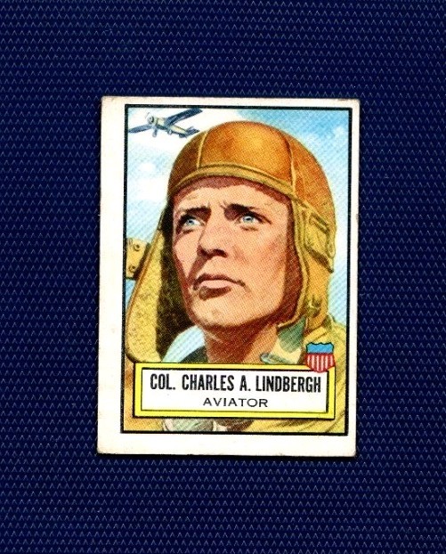 1952 Topps Look N See Col. Charles A Lindbergh Aviator Ex-ex+ Nice #30