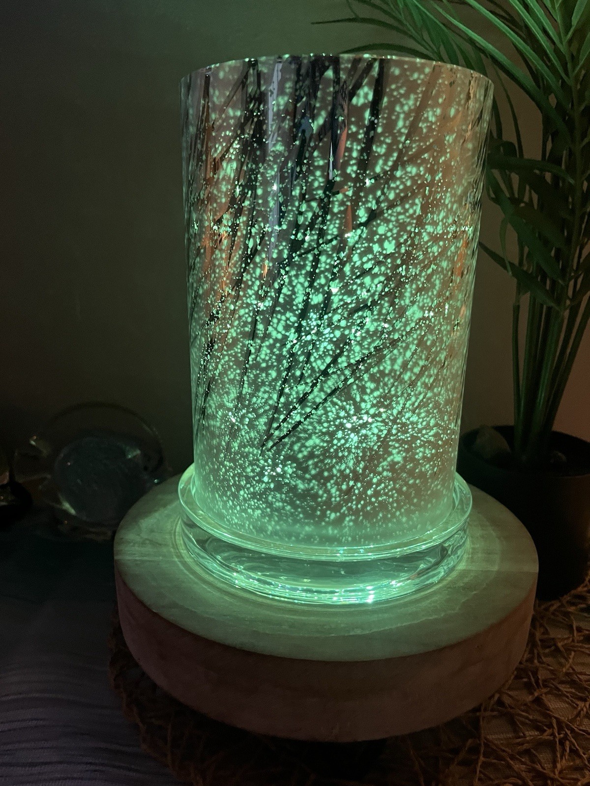 PARTYLITE SEASIDE GRASS SHORE SILVER MERCURY CANDLE HURRICANE
