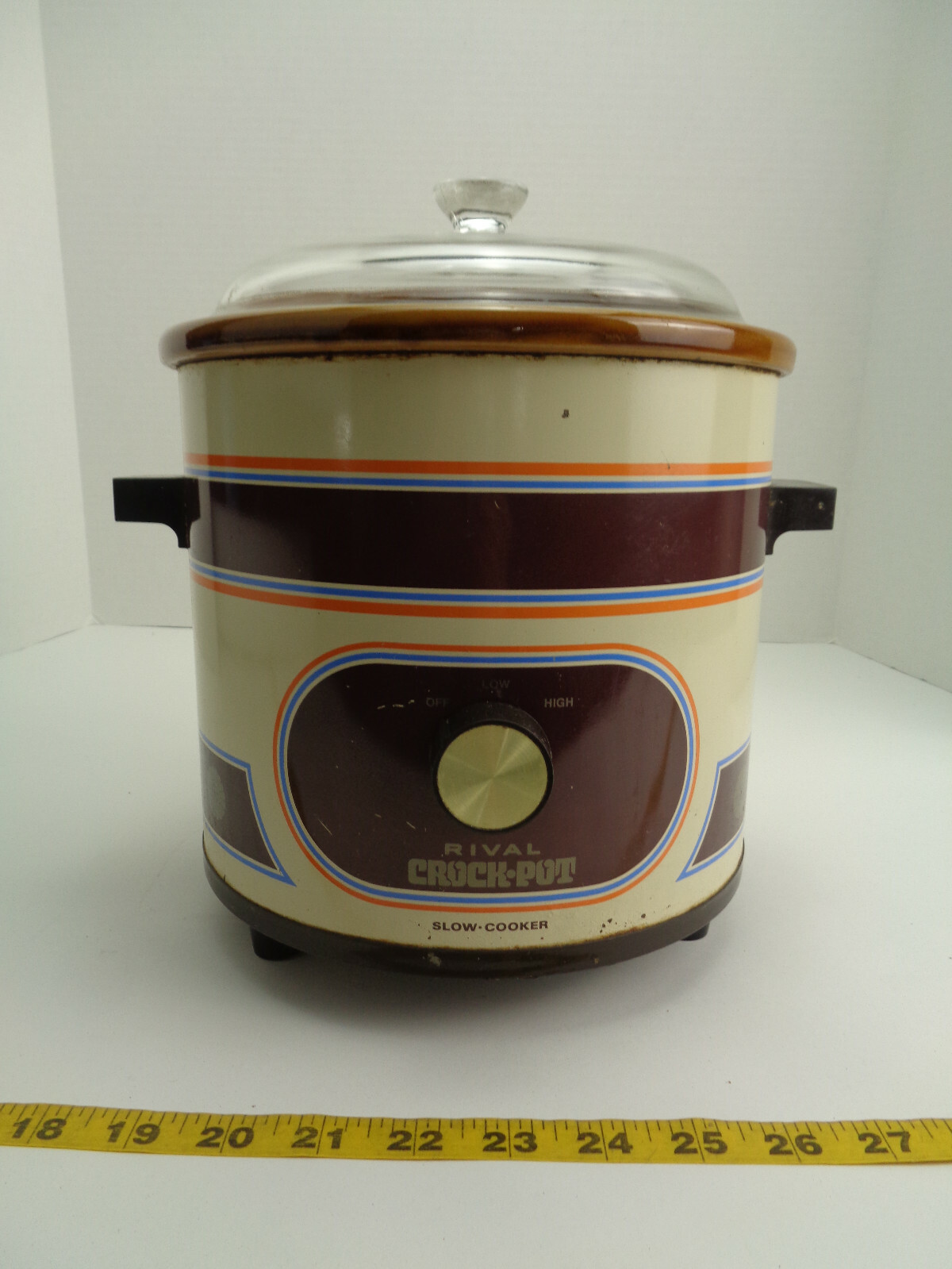Vintage Rival Crock Pot Slow-Cooker Model 3100/2 75-150 Watts
