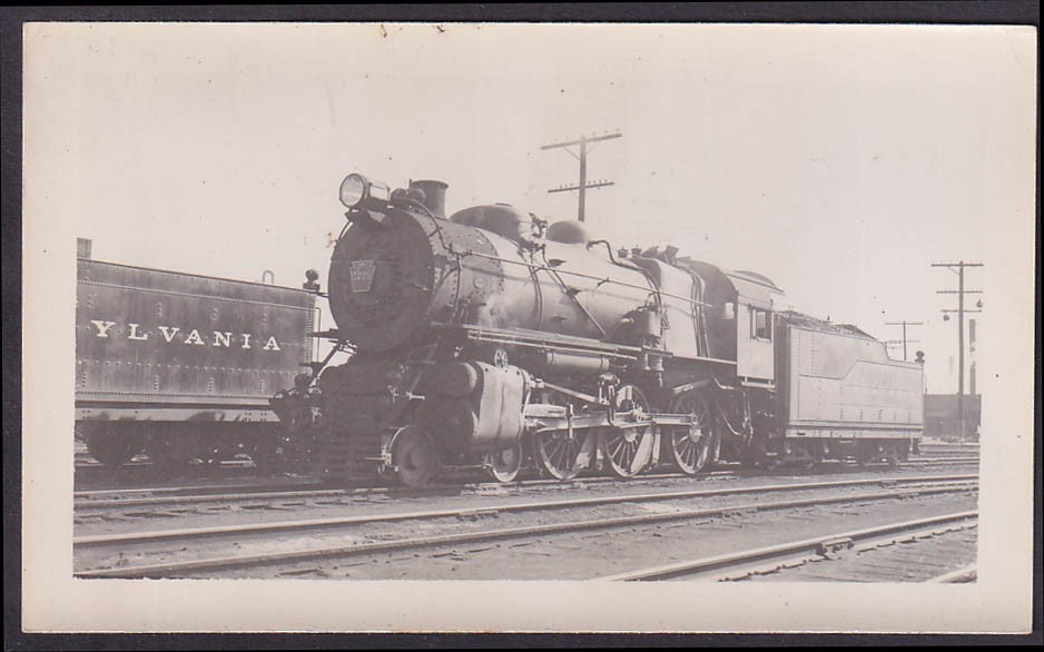 Pennsylvania Railroad Class G-5S 4-6-0 steam locomotive #5709 in yard