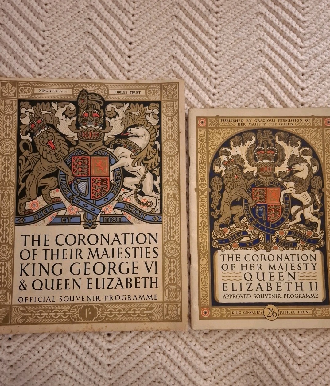 King George VI Queen Elizabeth Coronation Programme 1937