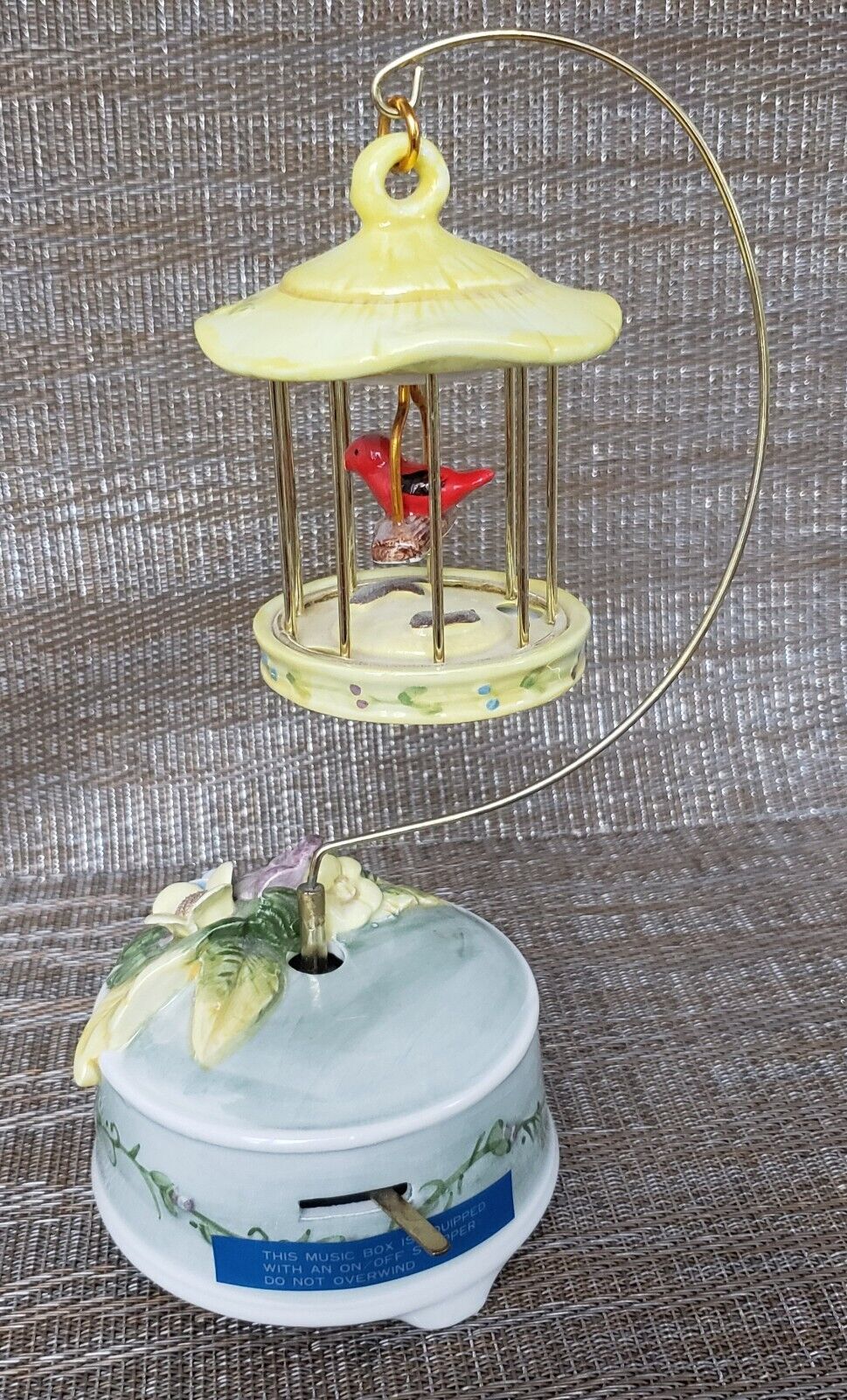 Howard Kaplan Schmid Birdcage Music Box 1988 French Country Store Collection EUC