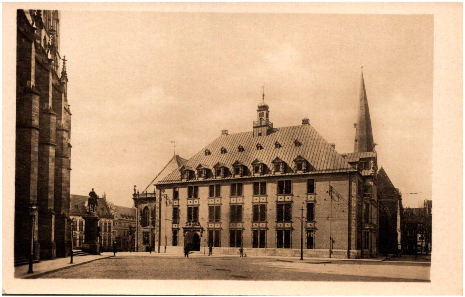 View of Bremen New Town Hall from Sandstrasse Germany 1910s RPPC Postcard Photo