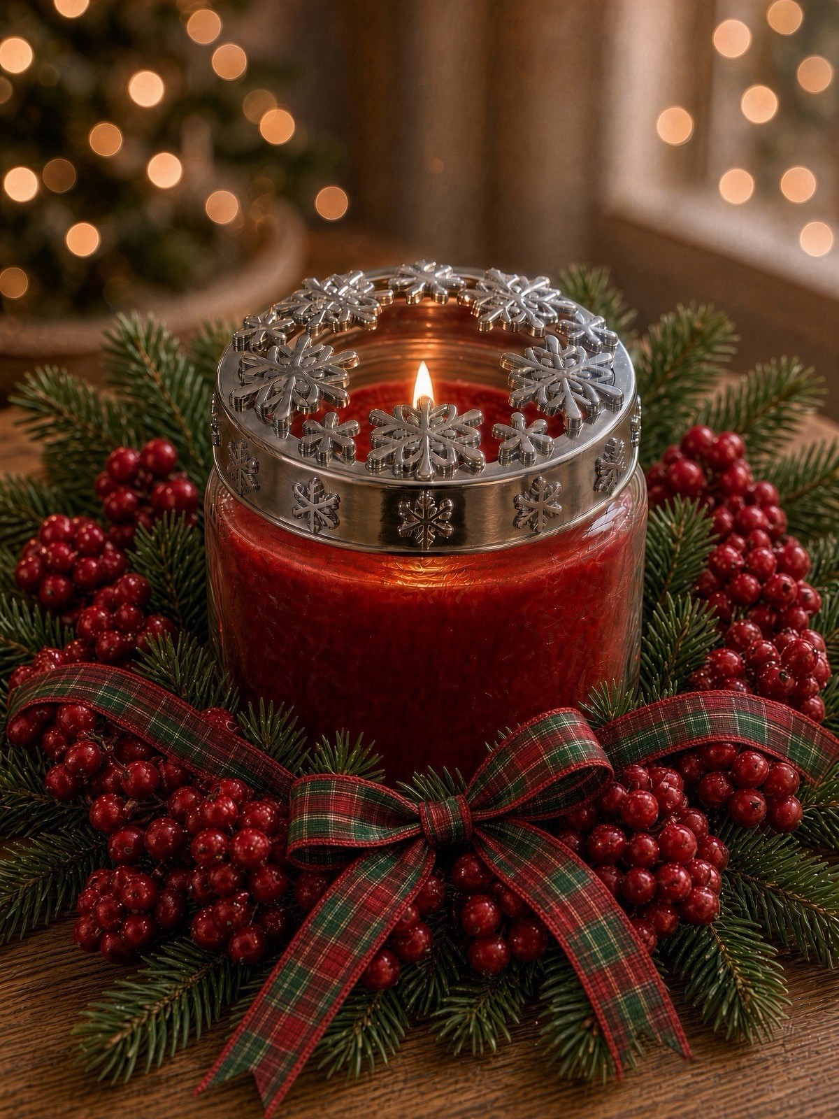 YANKEE CANDLE Silver-tone Snowflake ILLUMA LID TOPPER New Hard To Find HTF 2011