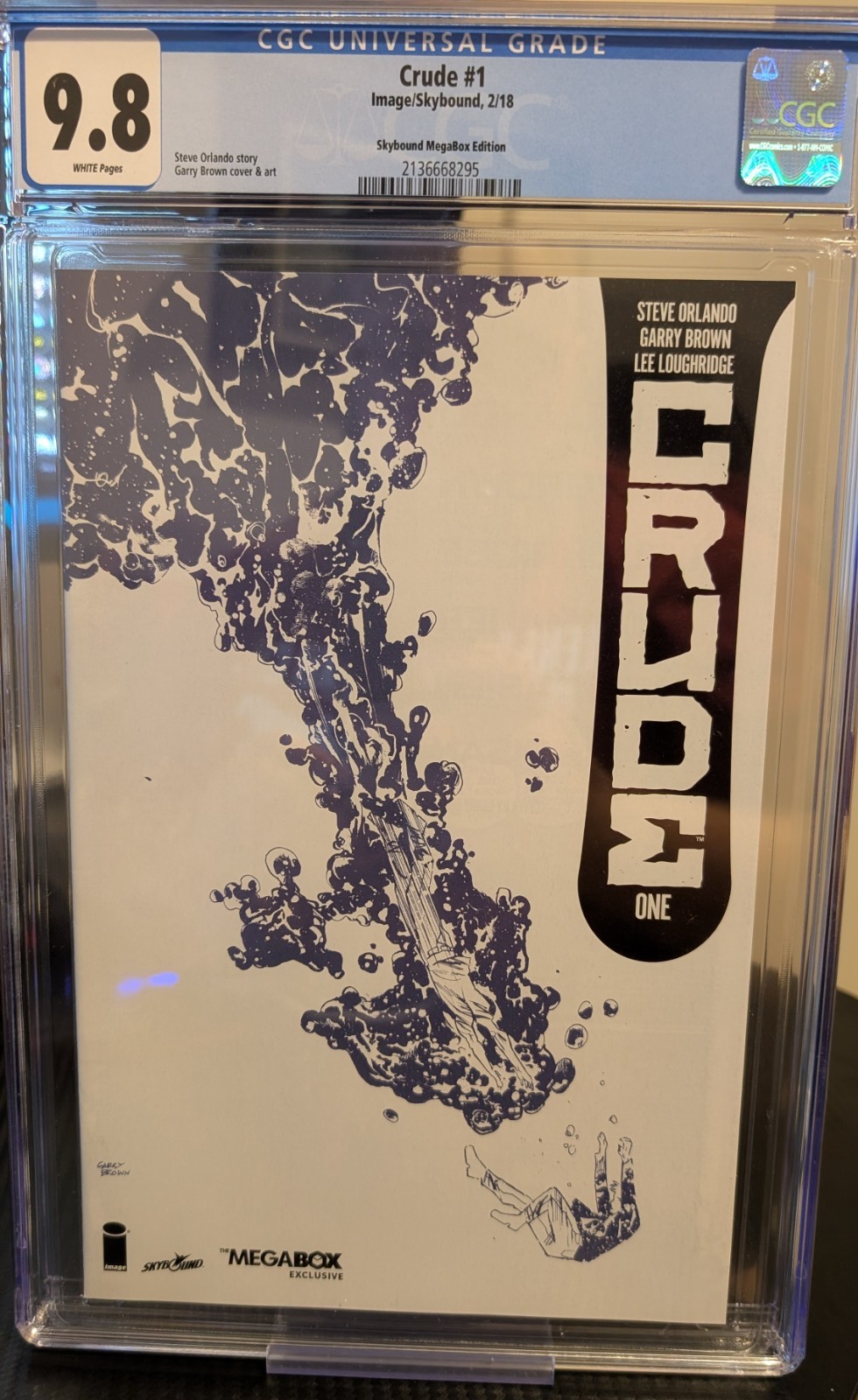 Crude #1 CGC 9.8 Skybound Megabox Exclusive Image Comics 2018 Crude #1 CGC 9.8 Skybound Megabox Exclusive Image Comics 2018
