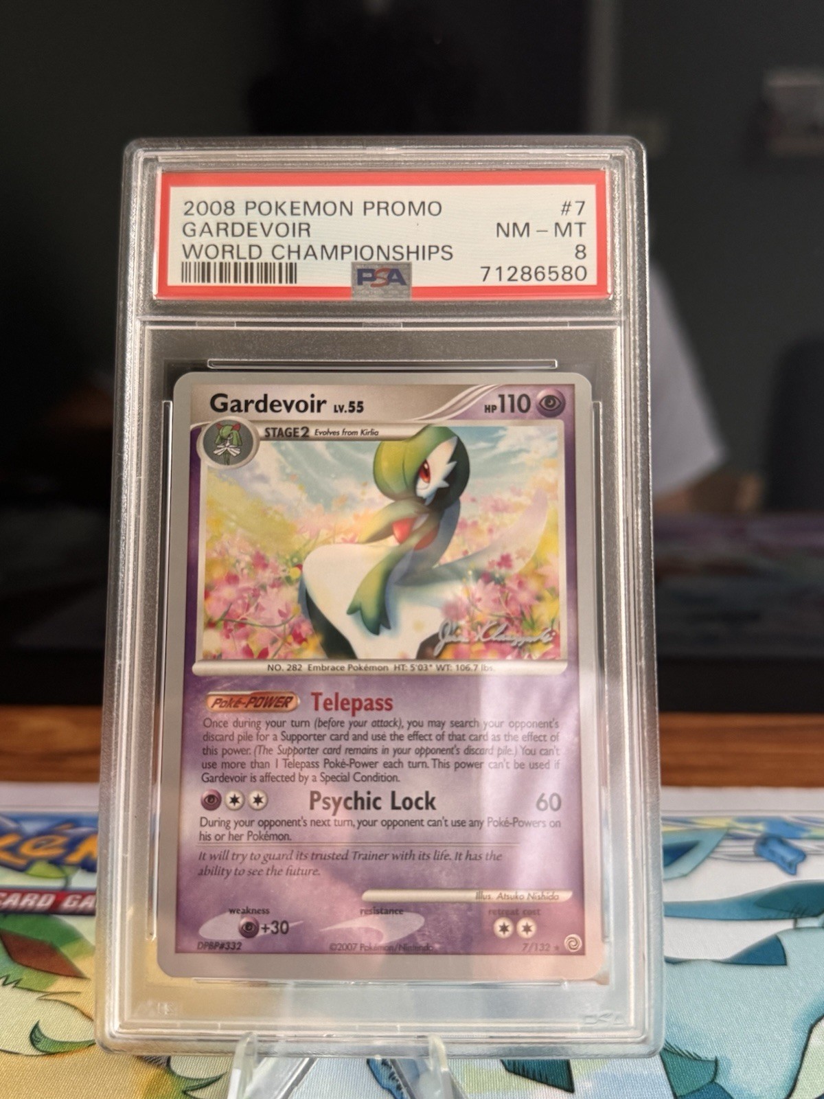 Pokemon JCC Gardevoir Promo World Championships 2008 English 7/132 PSA 8 in