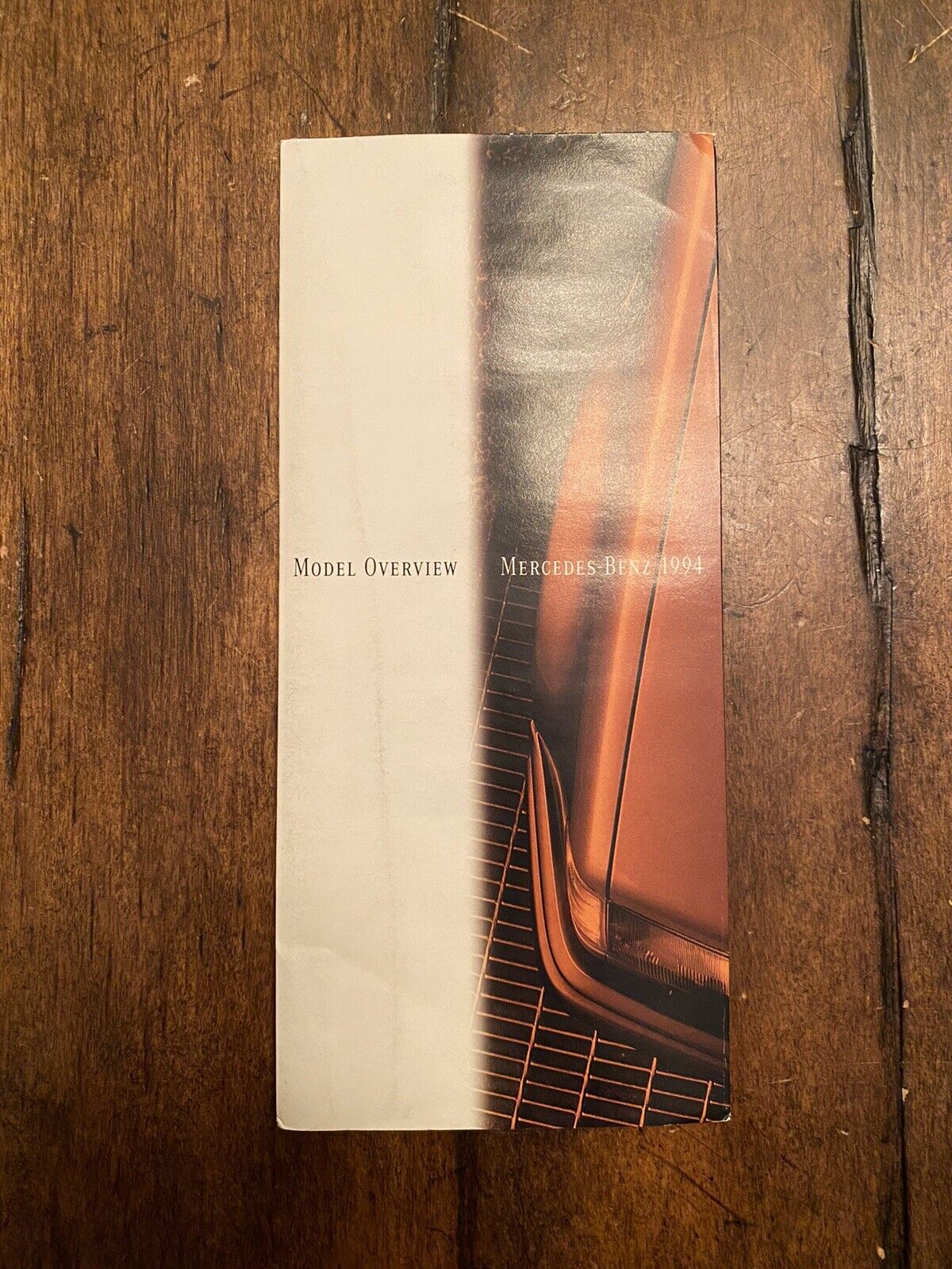 1994 Mercedes-Benz Model Overview Car Dealer Sales Brochure Fold-Out