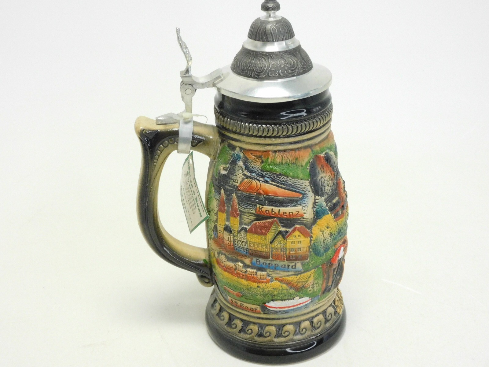 Zoller and Born Rhein Bacharach Beer Stein Limited Edition 312/5000 Rare