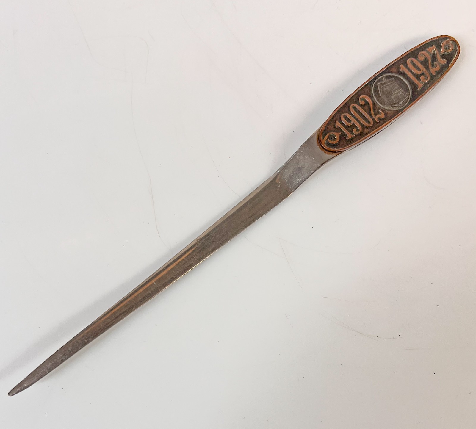 Promotional Salt Lake Stamp Company Anniversary Letter Opener c1927