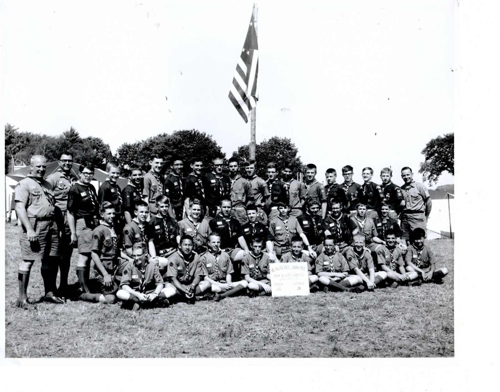 BSA 1964 Jamboree  Troop 66 Section 28 Photo Portland OR