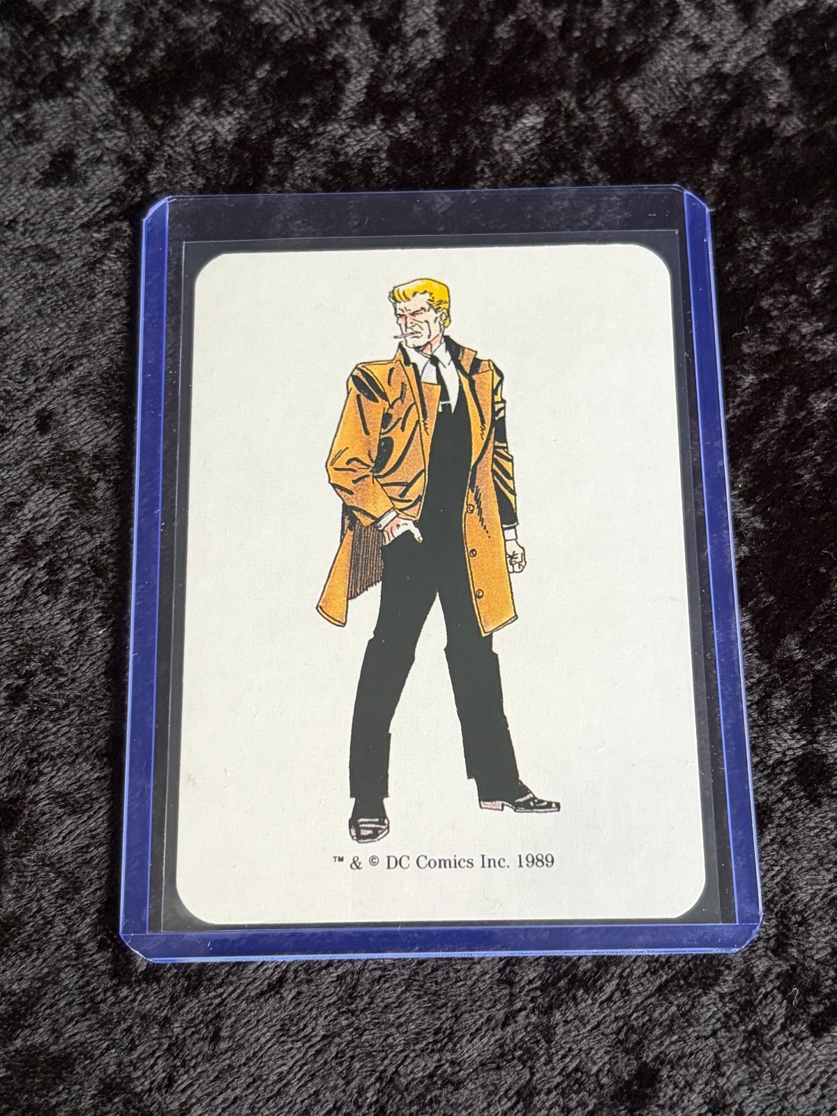 1989 Mayfair Games DC Heroes John Constantine Rookie Card Clean Sharp in Case