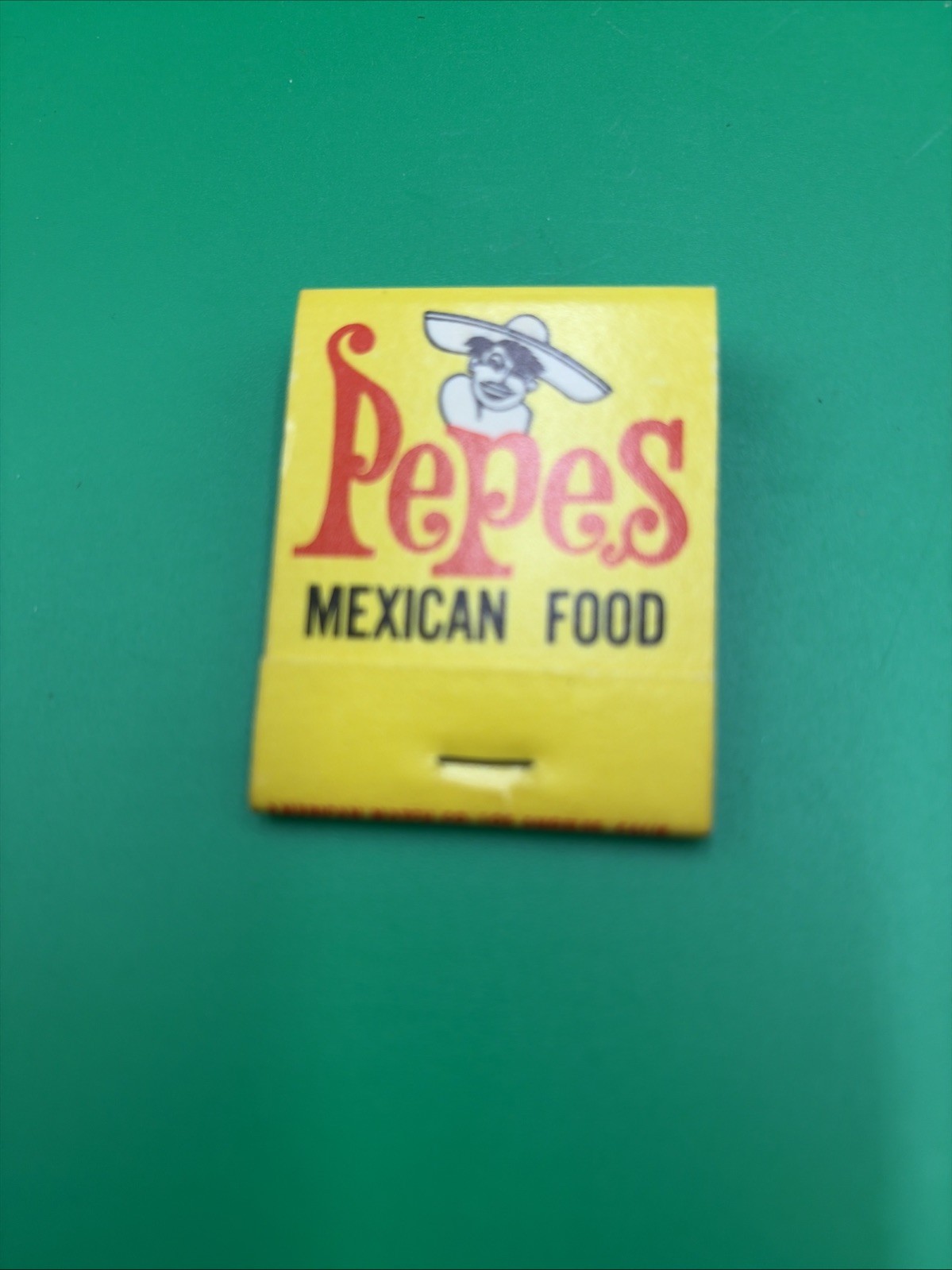 PEPE\'S MEXICAN DISHES Restaurant Ontario California CA 1970\'s Vintage Matchbook