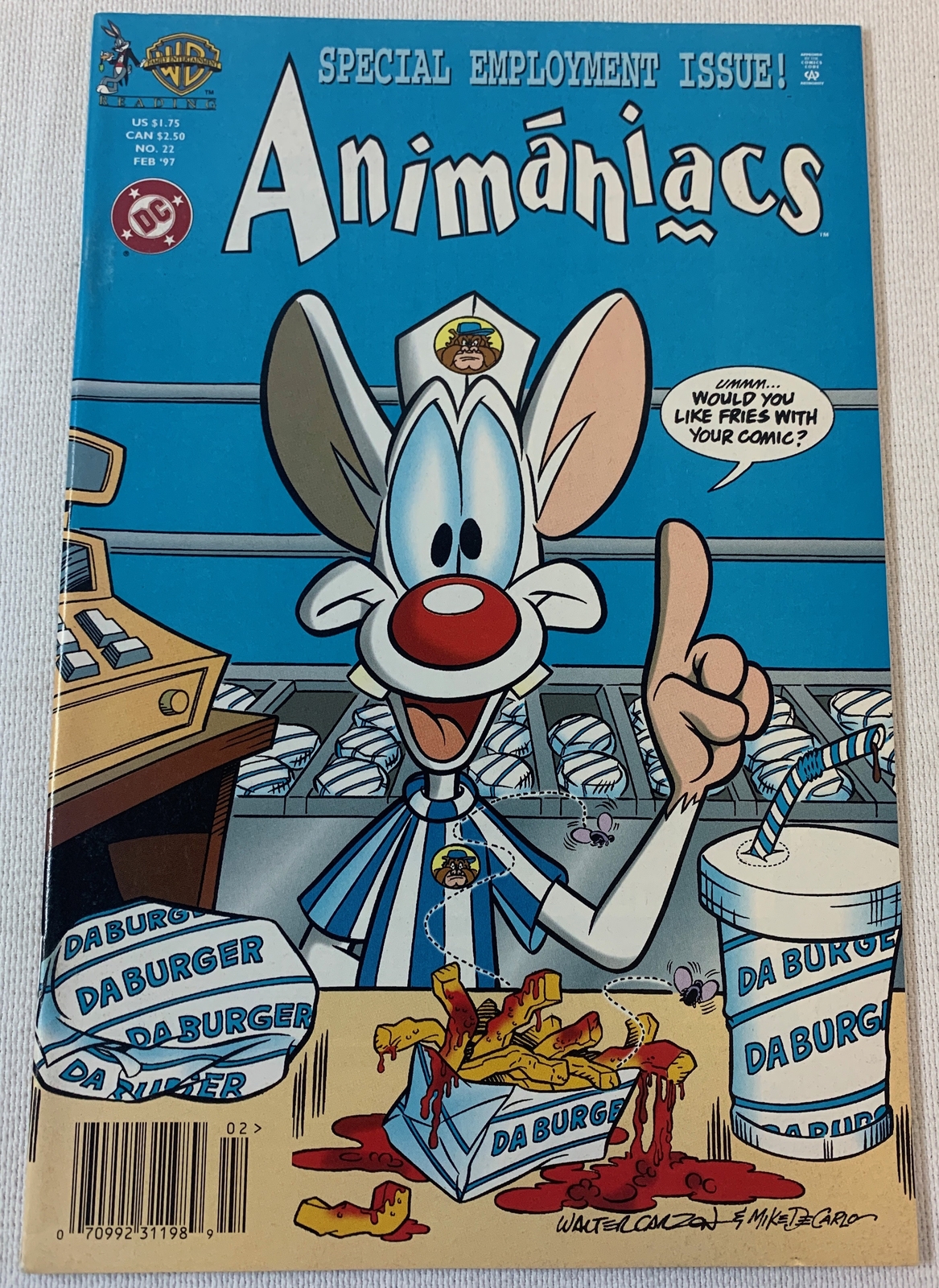 ANIMANIACS #22 - has general wear, but still looks pretty good