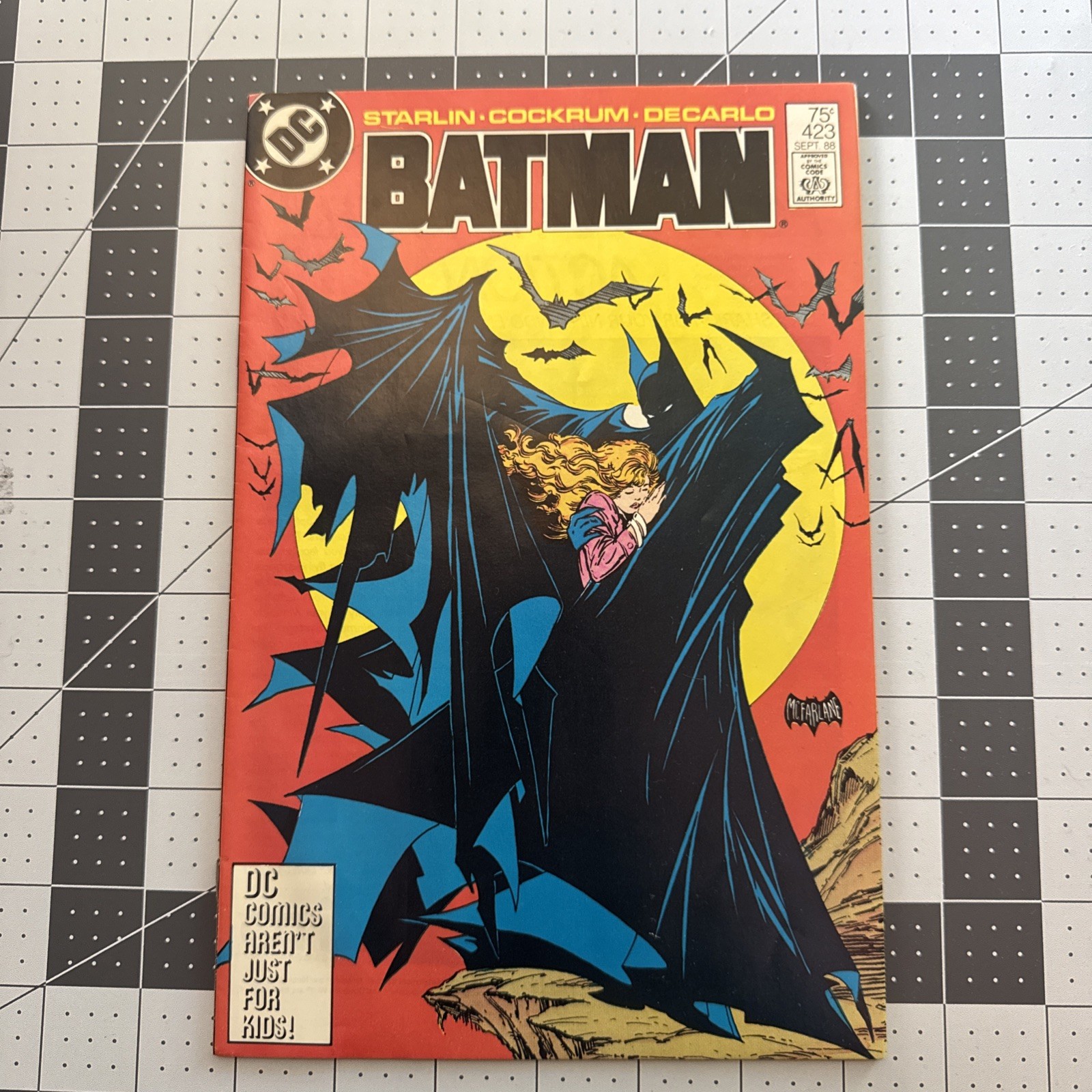 Batman #423 Comic Book 2nd Print with Todd McFarlane Cover