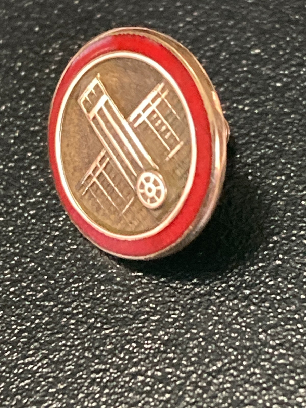 VTG SEARS ROEBUCK Pin Solid 10k Yellow Gold Enamel Service Award 1.49 Grams