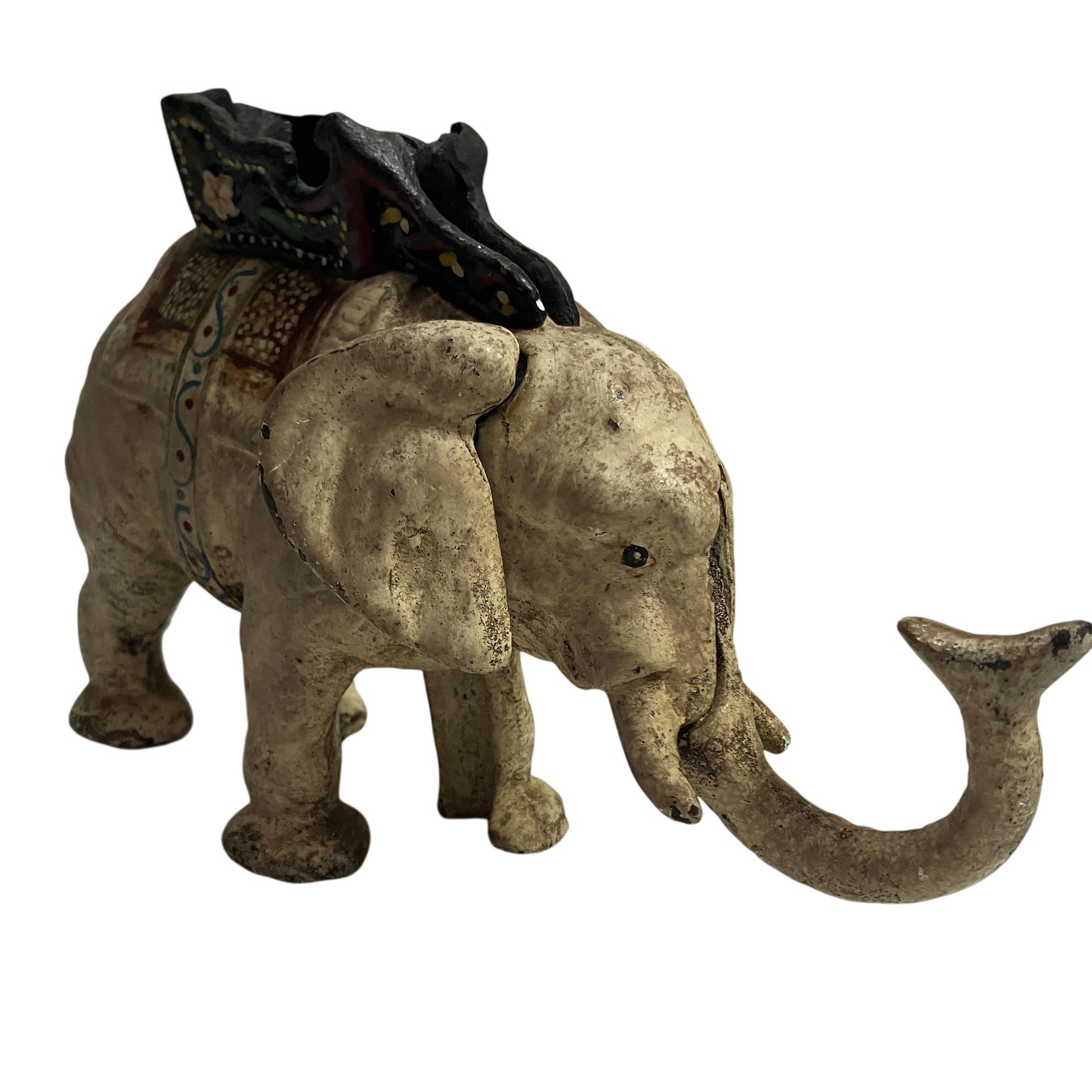 Department 56 Elephant Cast Iron mechanical bank