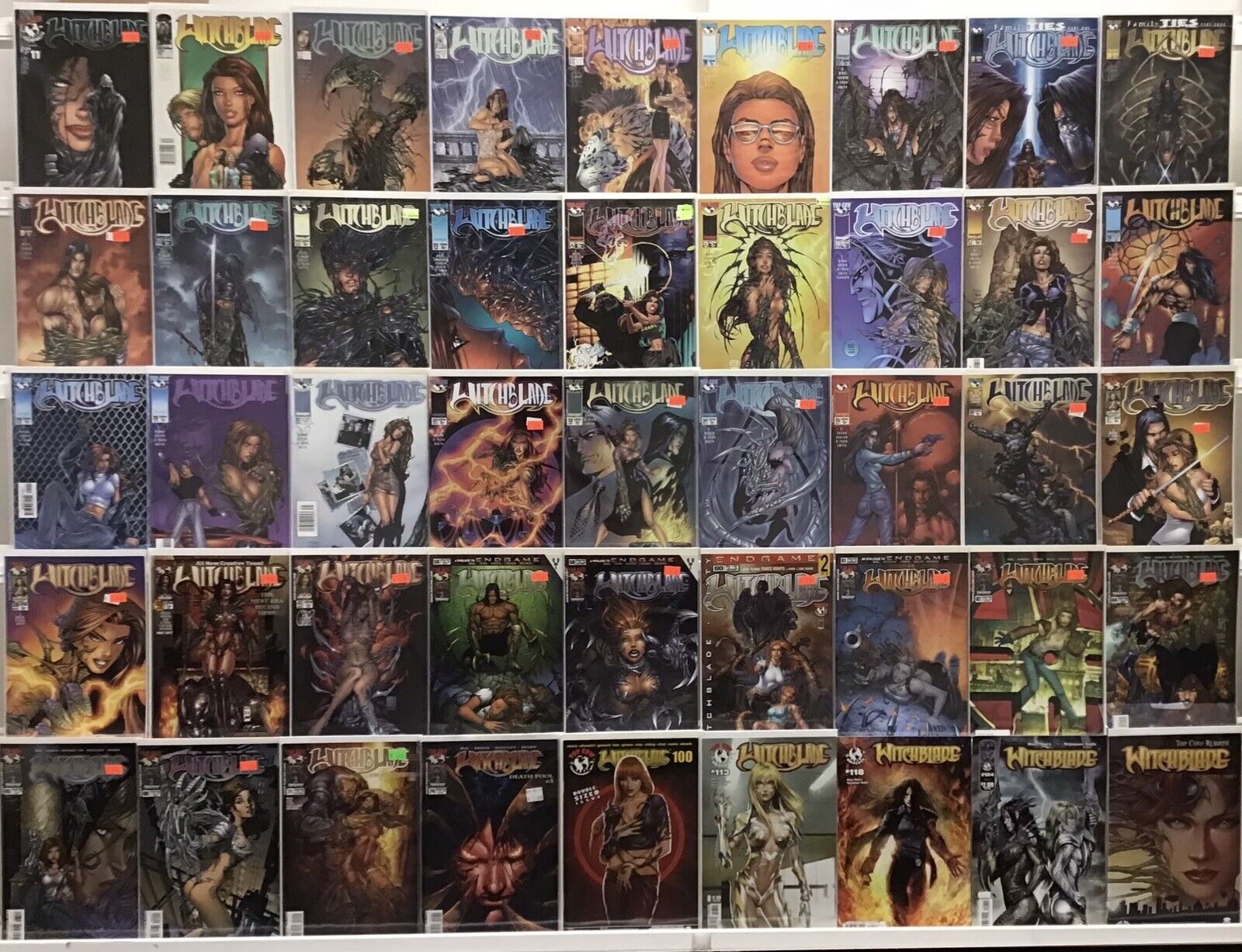 Top Cow Comics - Witchblade 1st Series - Comic Book Lot Of 45