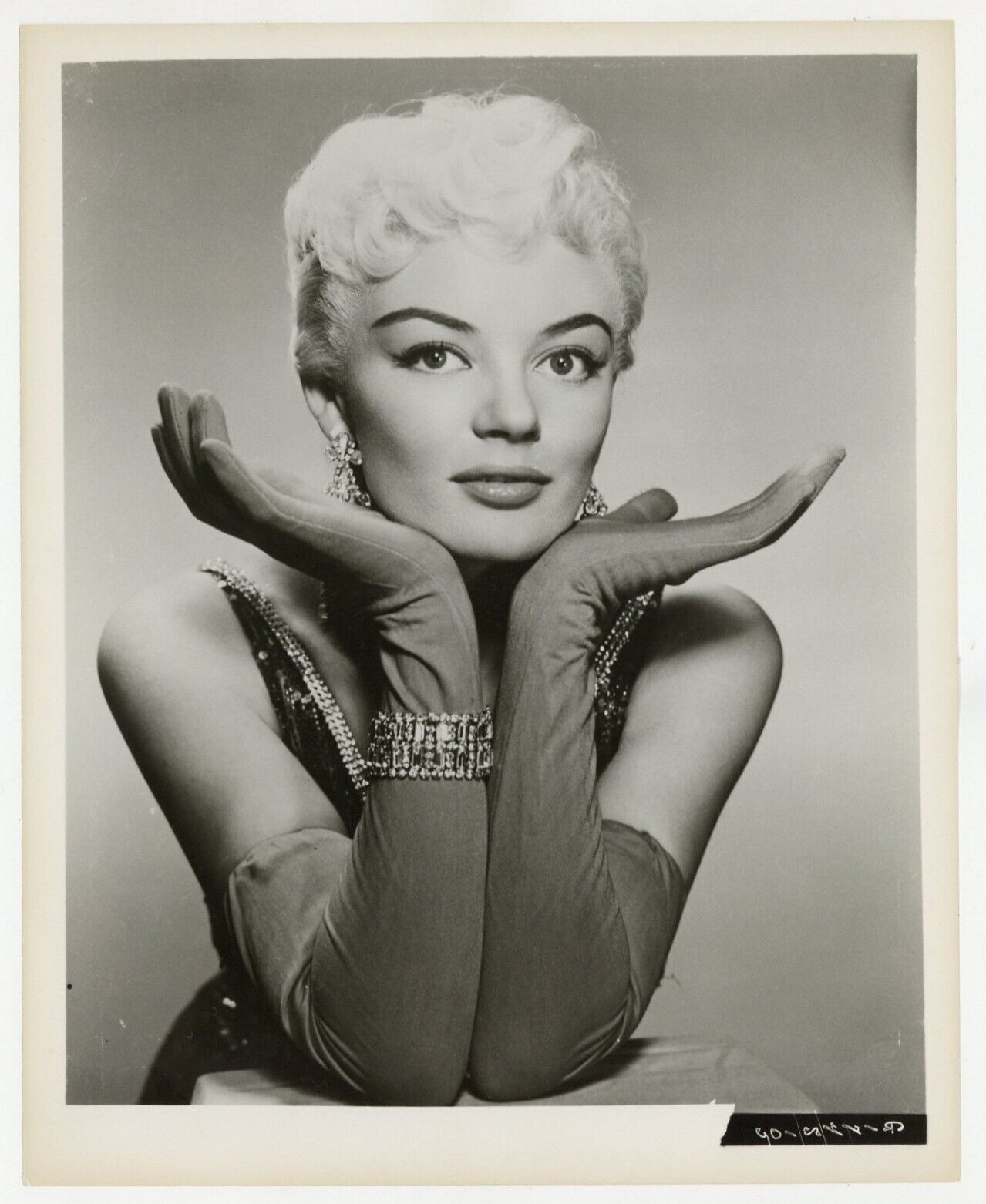 Sheree North 1954 Glamorous Portrait Blond Bombshell Original Photo J9959