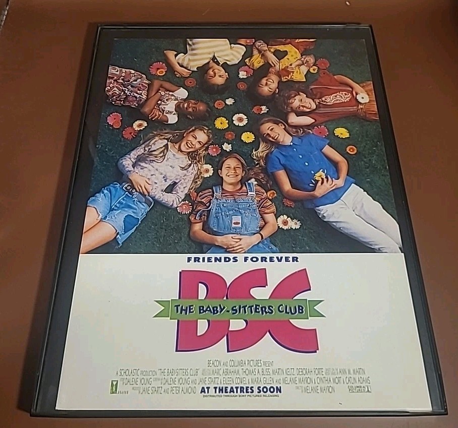 The Baby-Sitters Club Vintage Framed Print Ad 1995 8.5x11 