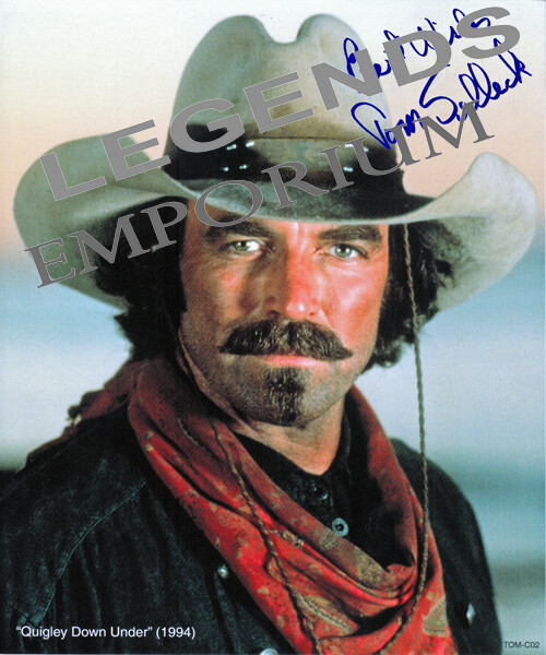 Tom Selleck  SET OF 2 Autographed Reprint 