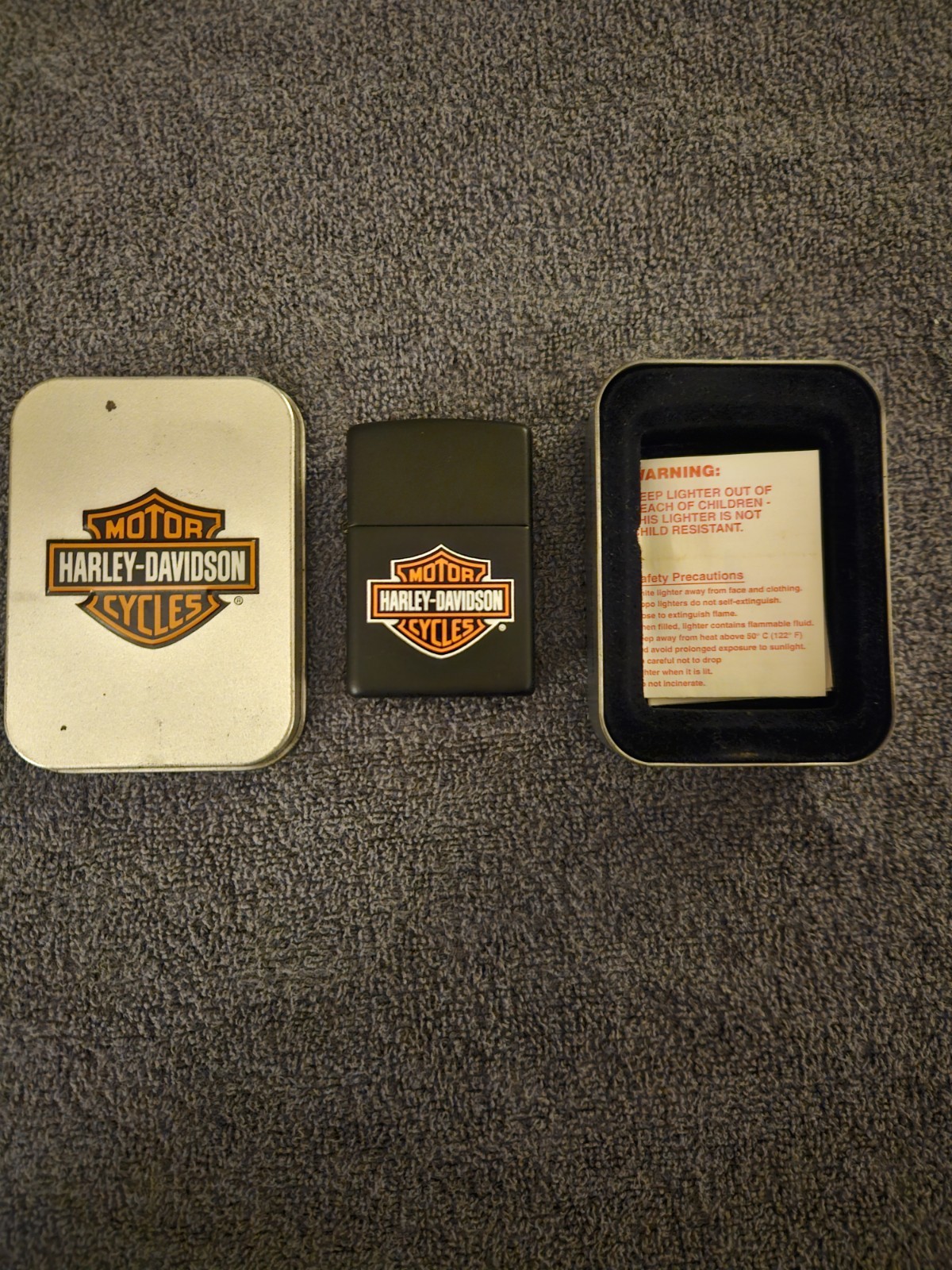 Harley Davidson zippo lighter vintage