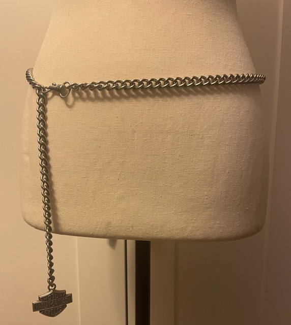 Unique Rare VTG Harley Davidson Women\'s chain belt 