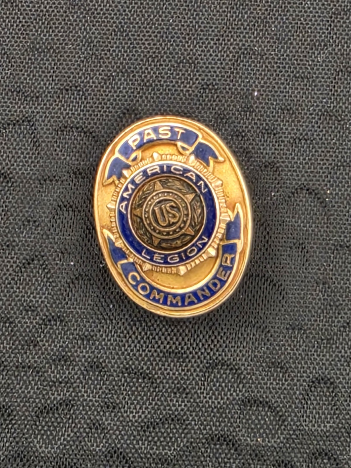 Vintage American Legion Past Post Commander Pin 10k Gold